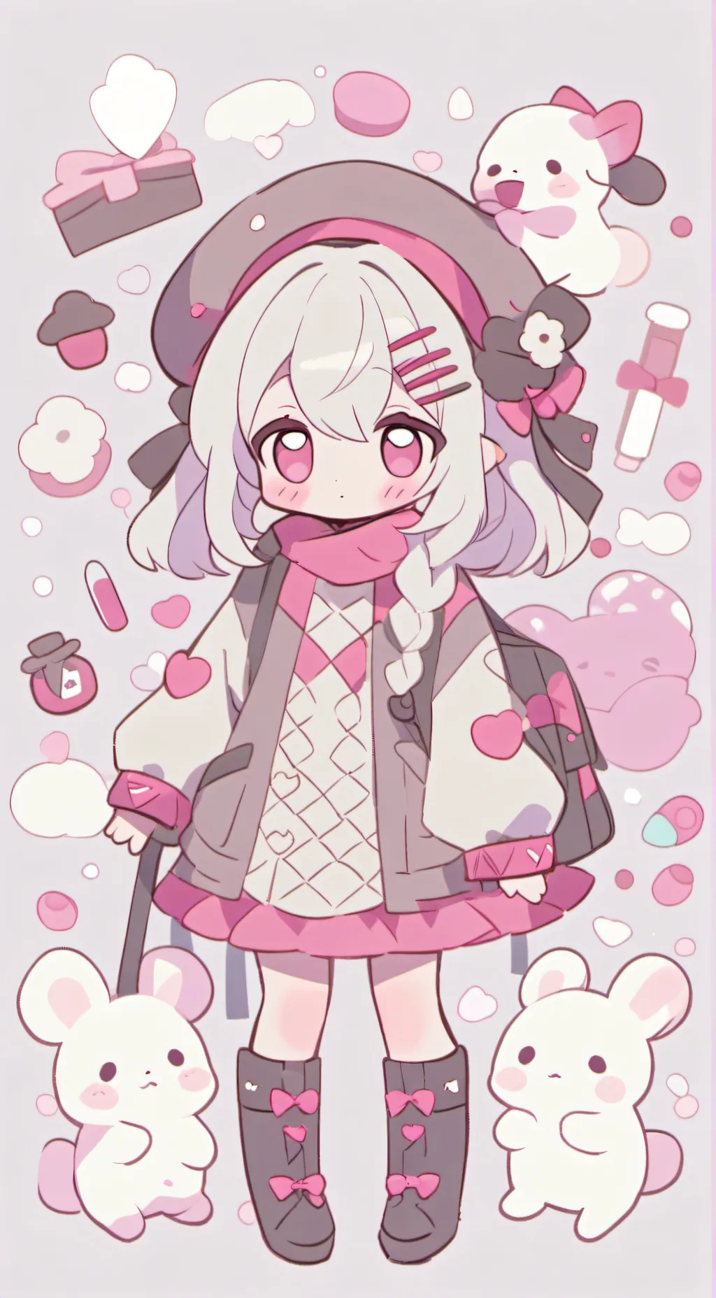 ai character: Ashley  background