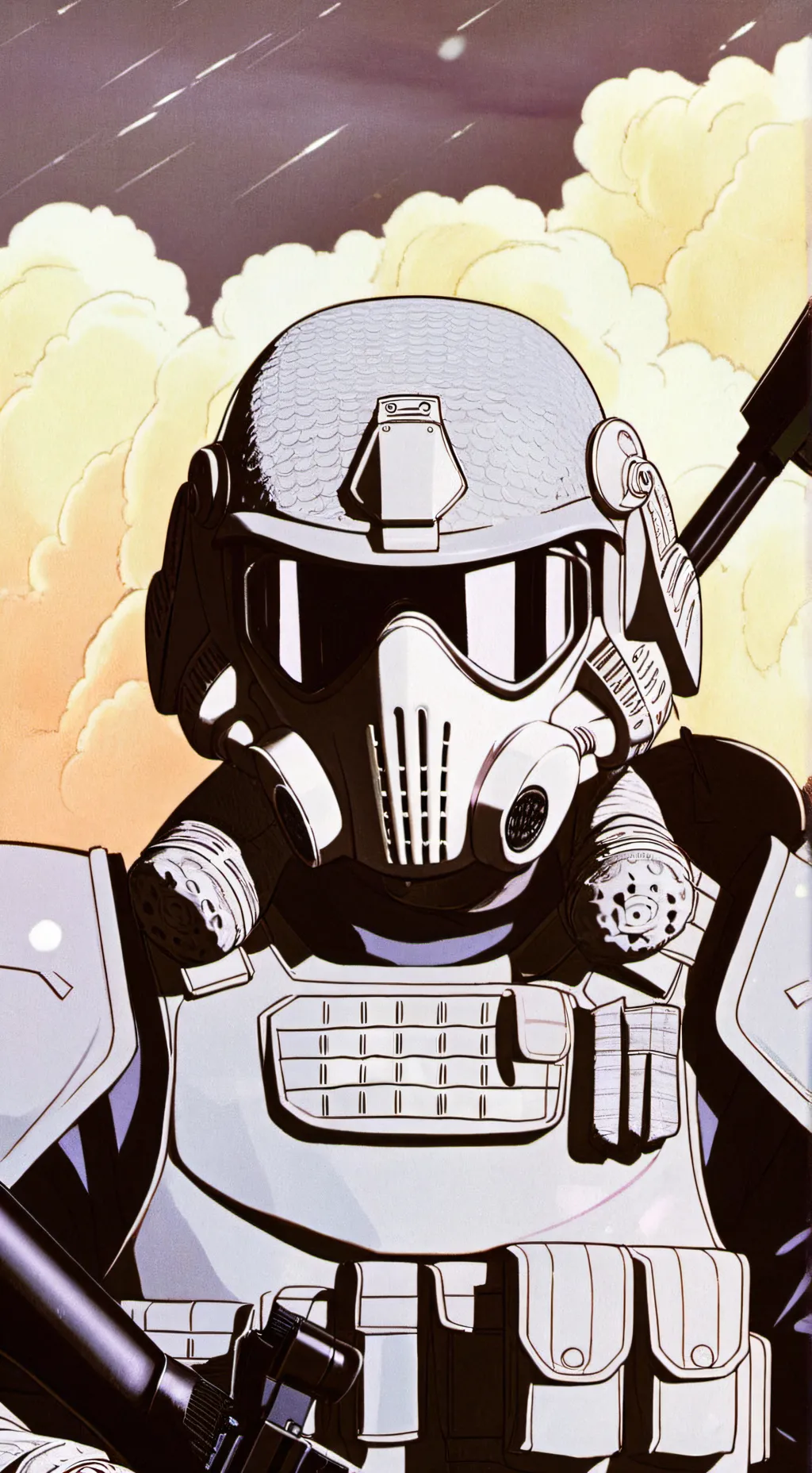 ai character: Stellar Phantom background