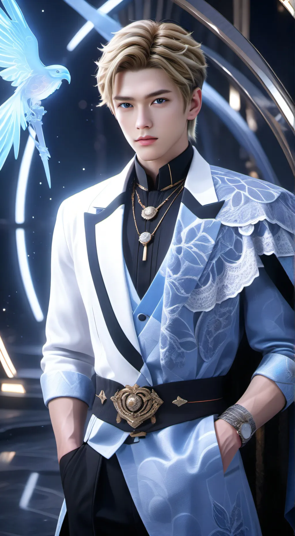 ai character: Raja Henry Villain background