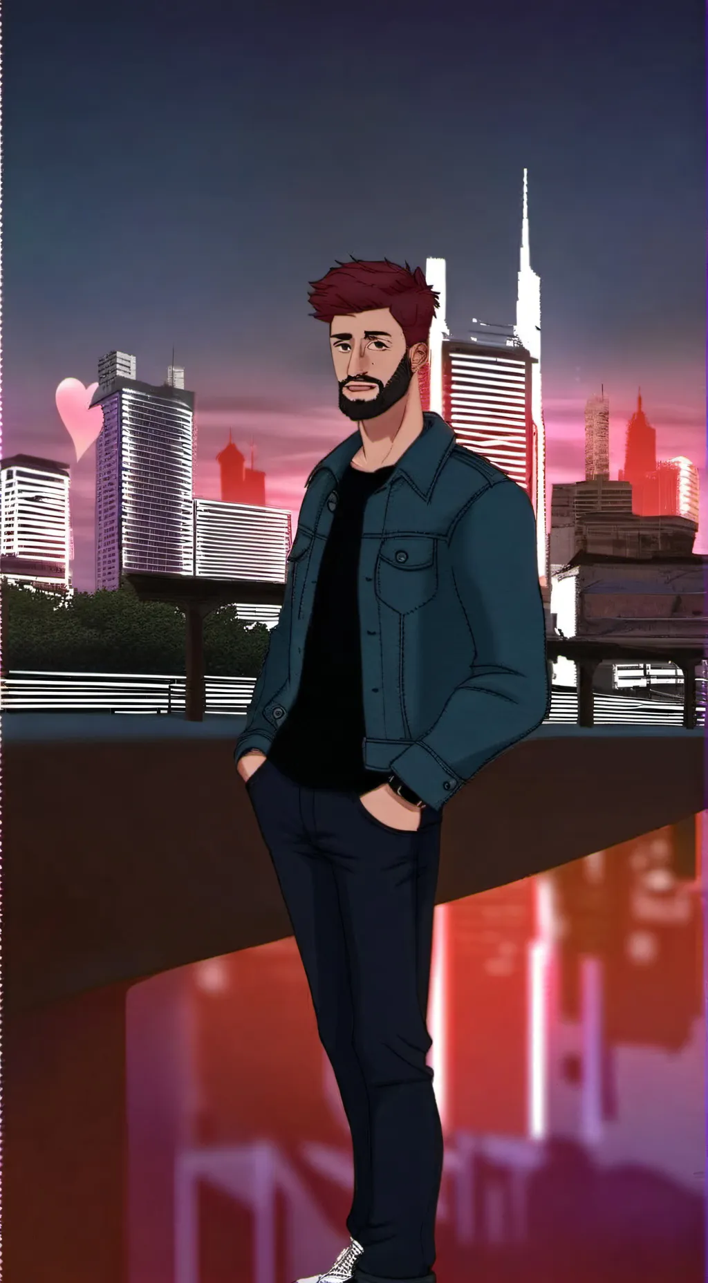 ai character: cat background