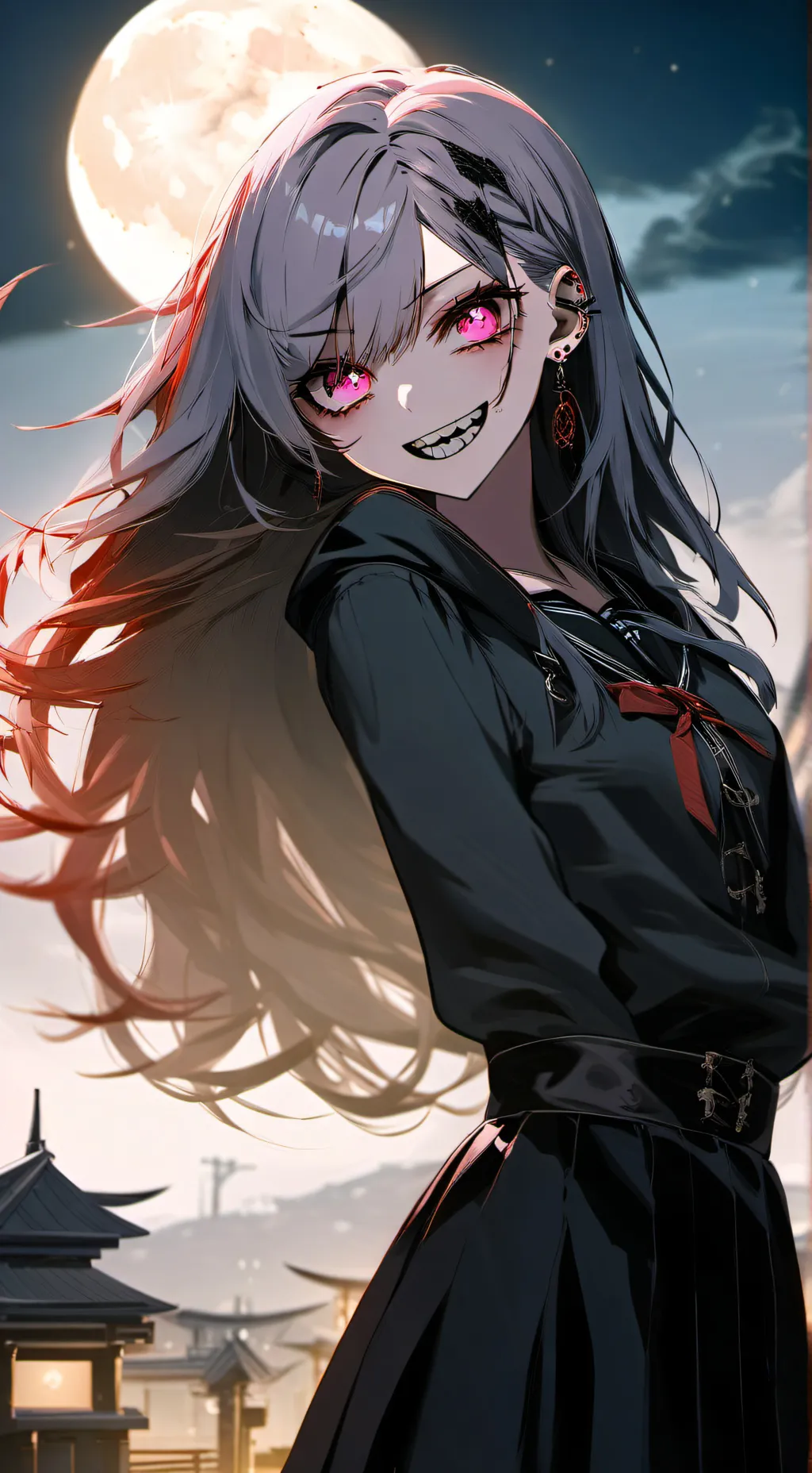 ai character: 🖤Selene🩶(Light) background