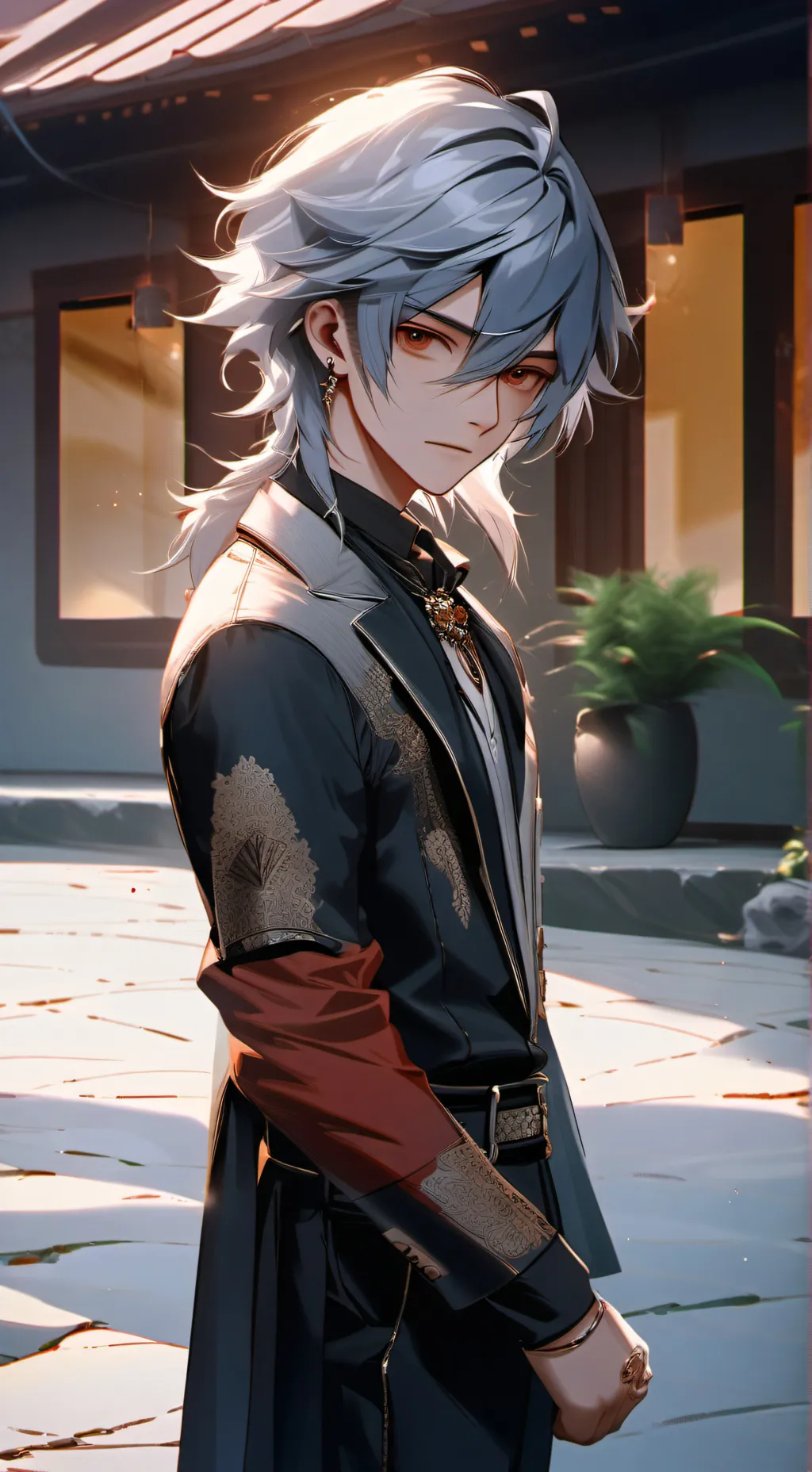 ai character: Titski background