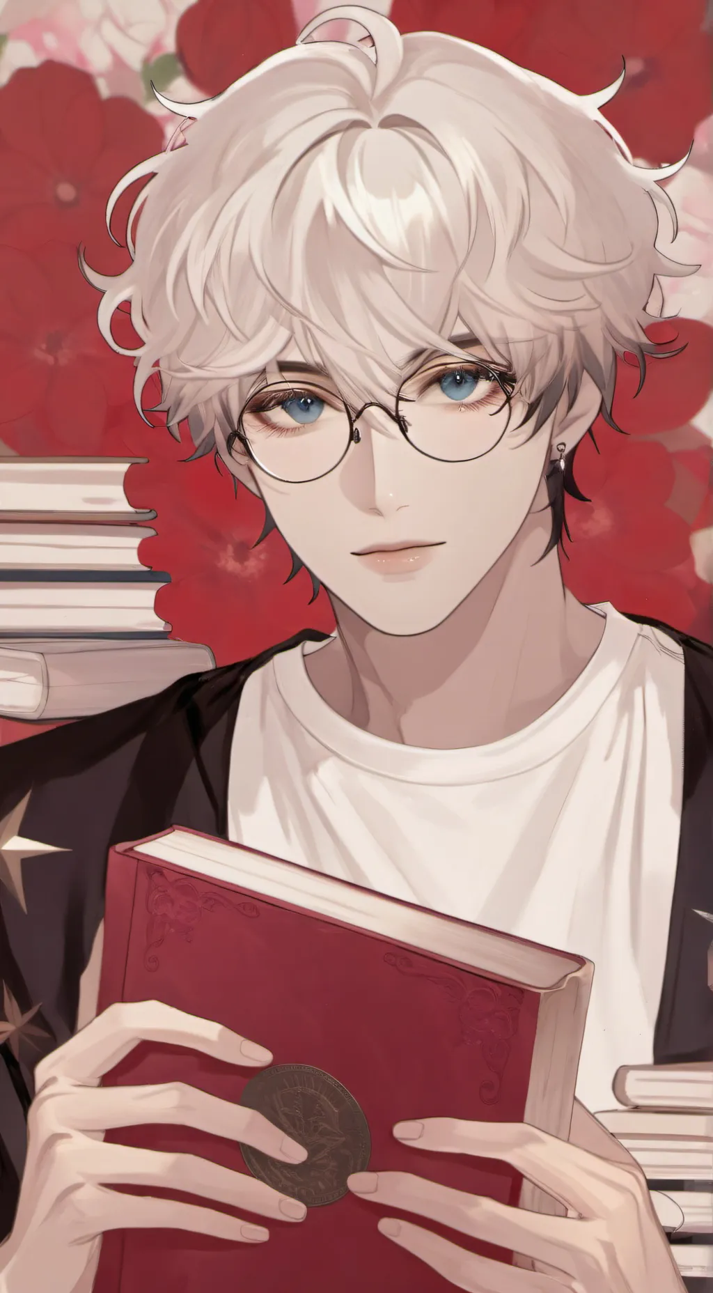 ai character: ᒍᗴᗰᗩᖇI- background