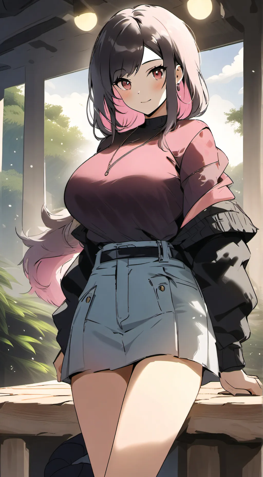 ai character: hot axlotle girl background