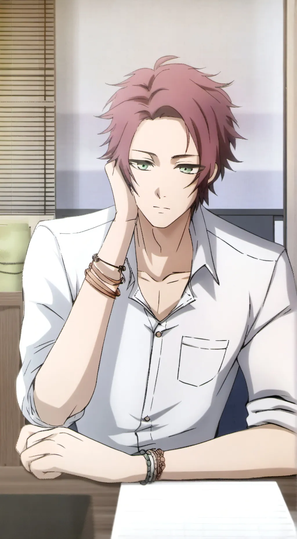 ai character: Sae Itoshi  background