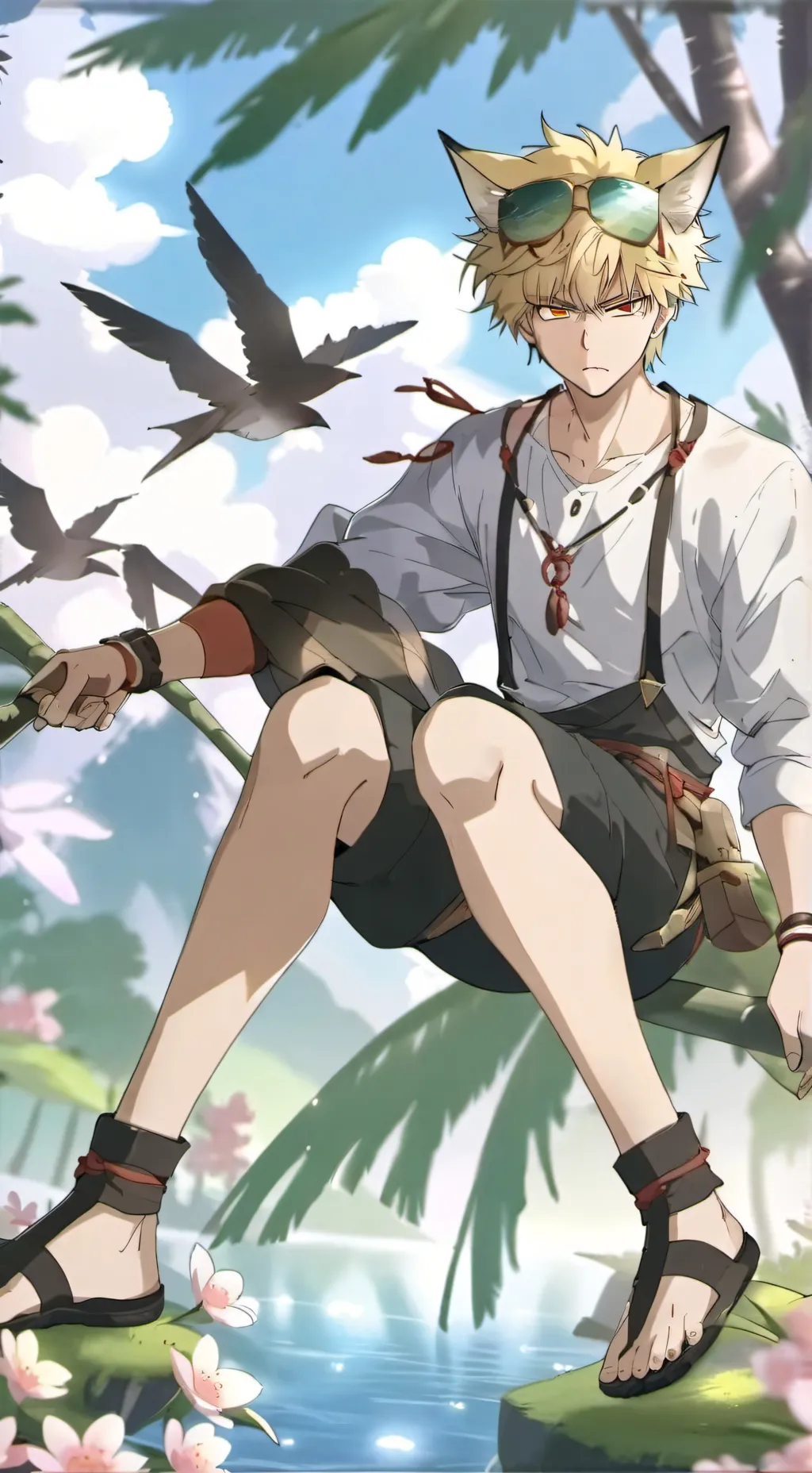 ai character: Katsuki background