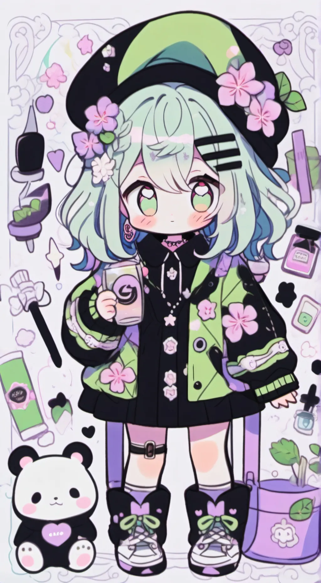 ai character: EZRA background