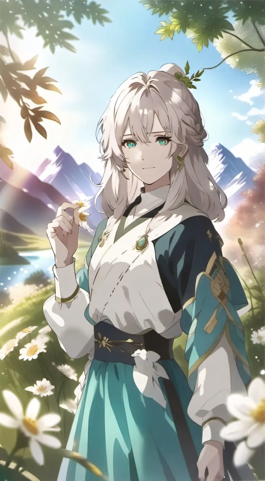 ai character: Yorichi present da background