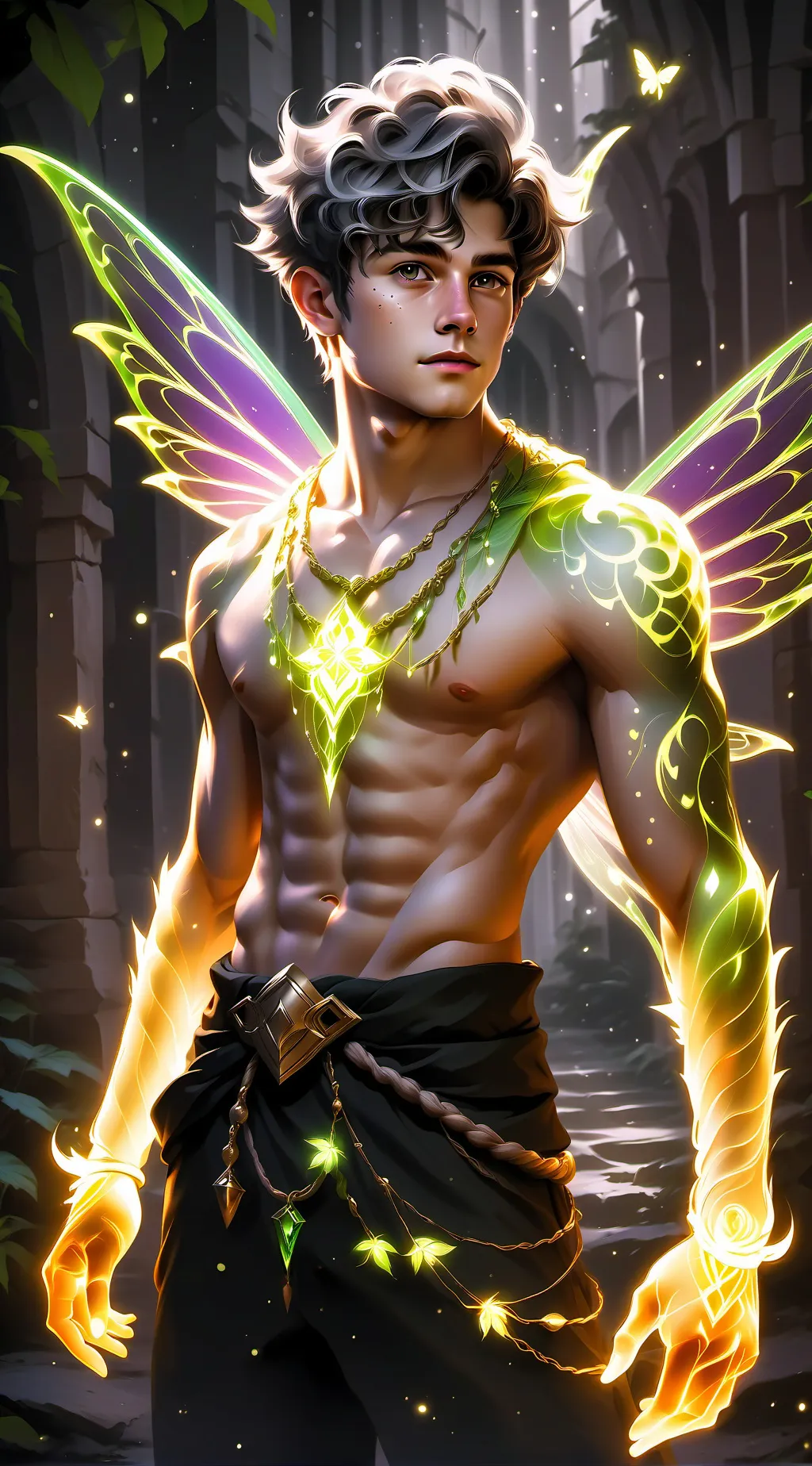 ai character: Ethan background