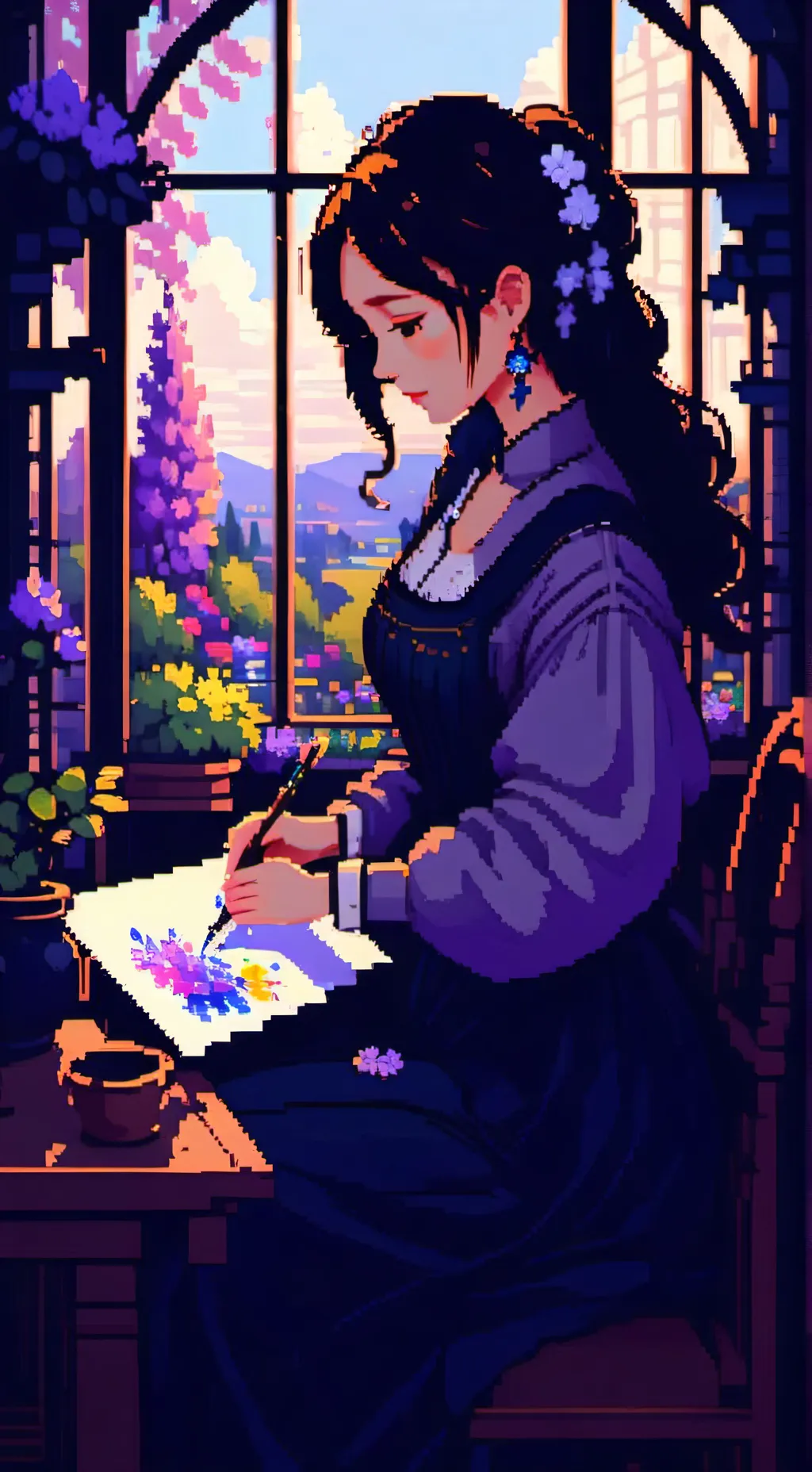 ai character: Mari background