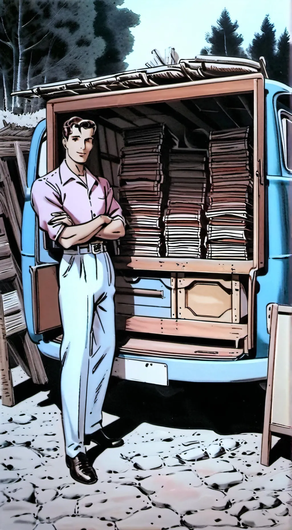 ai character: José locker background