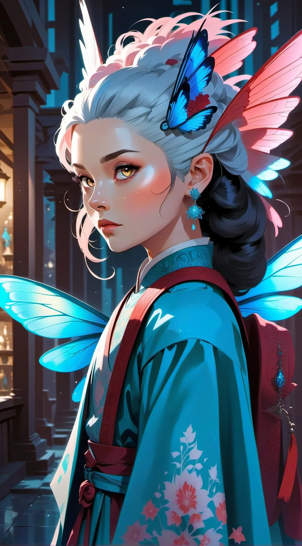 ai character: Nari-yong background