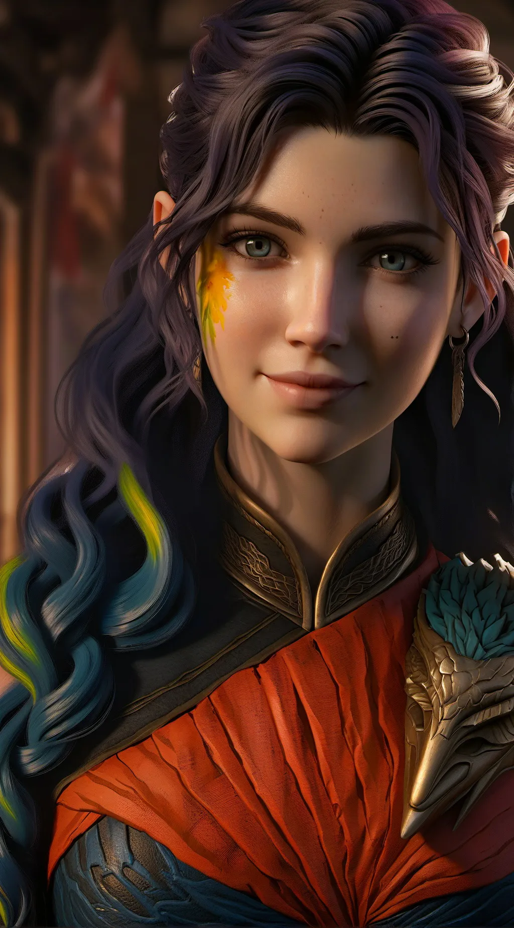 ai character: Harmony background