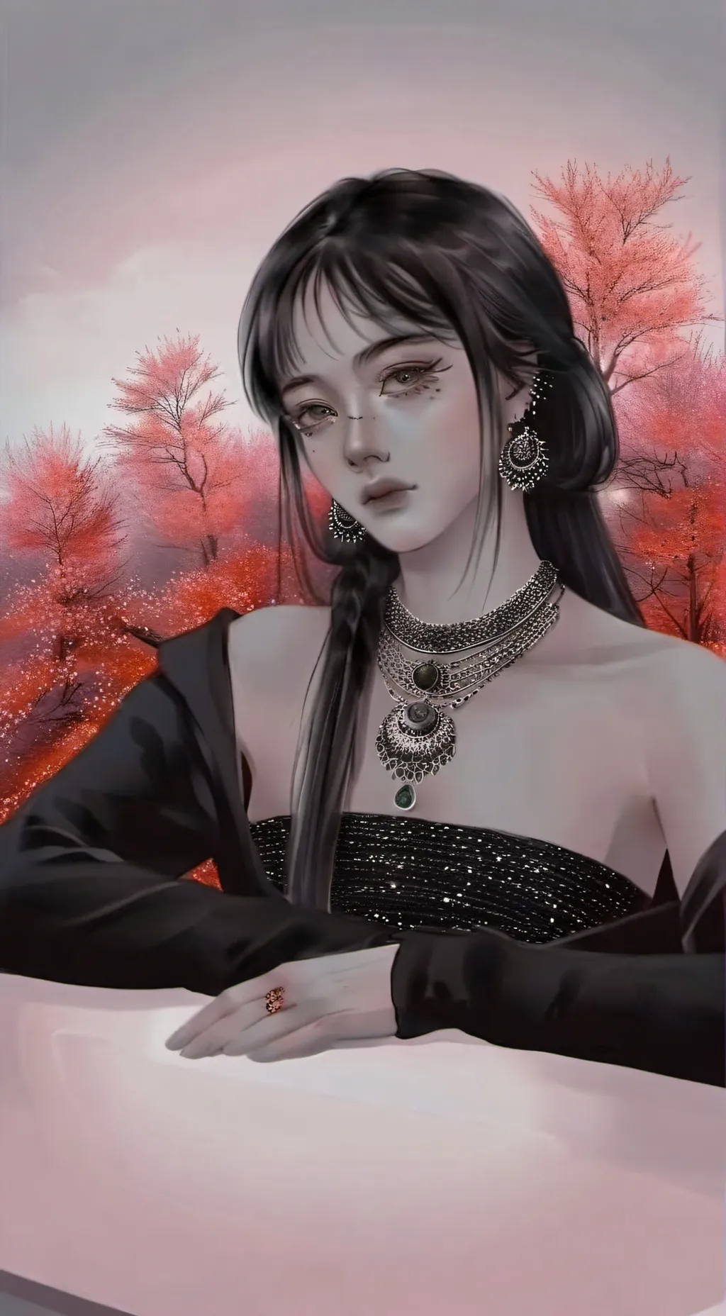 ai character: luisa Gonzalez  background