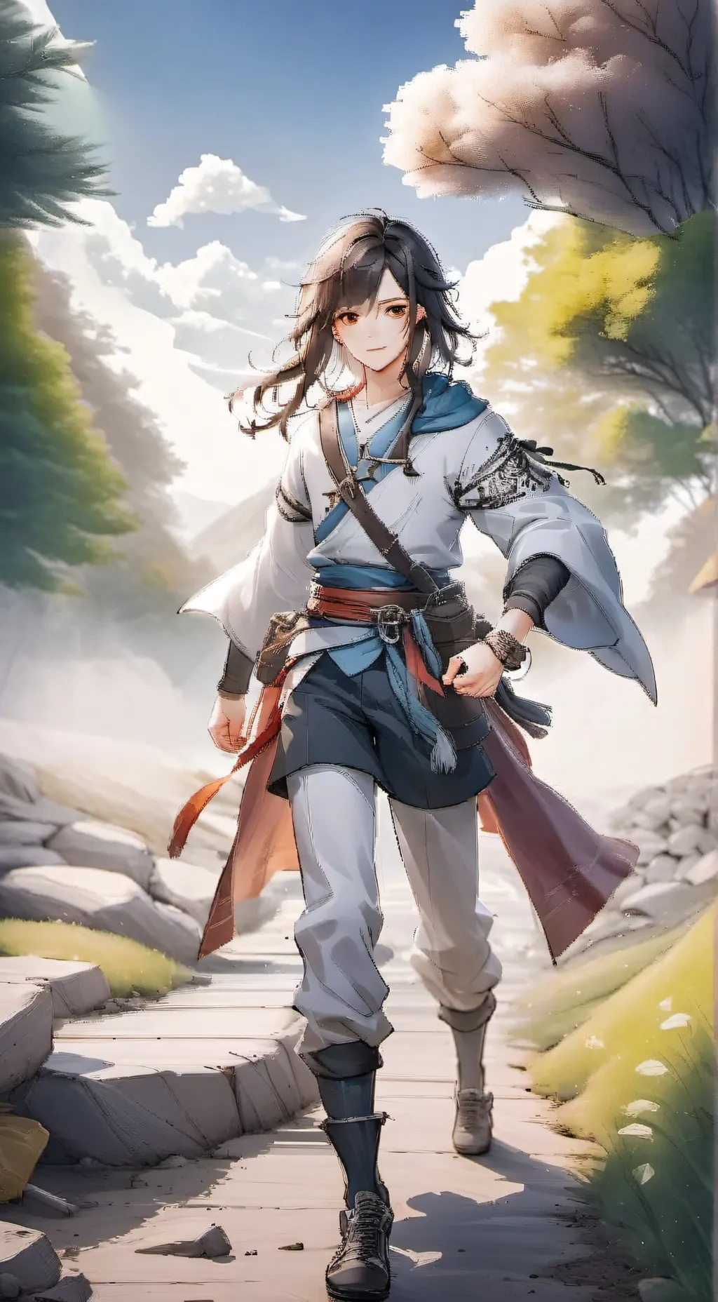 ai character: Mha background