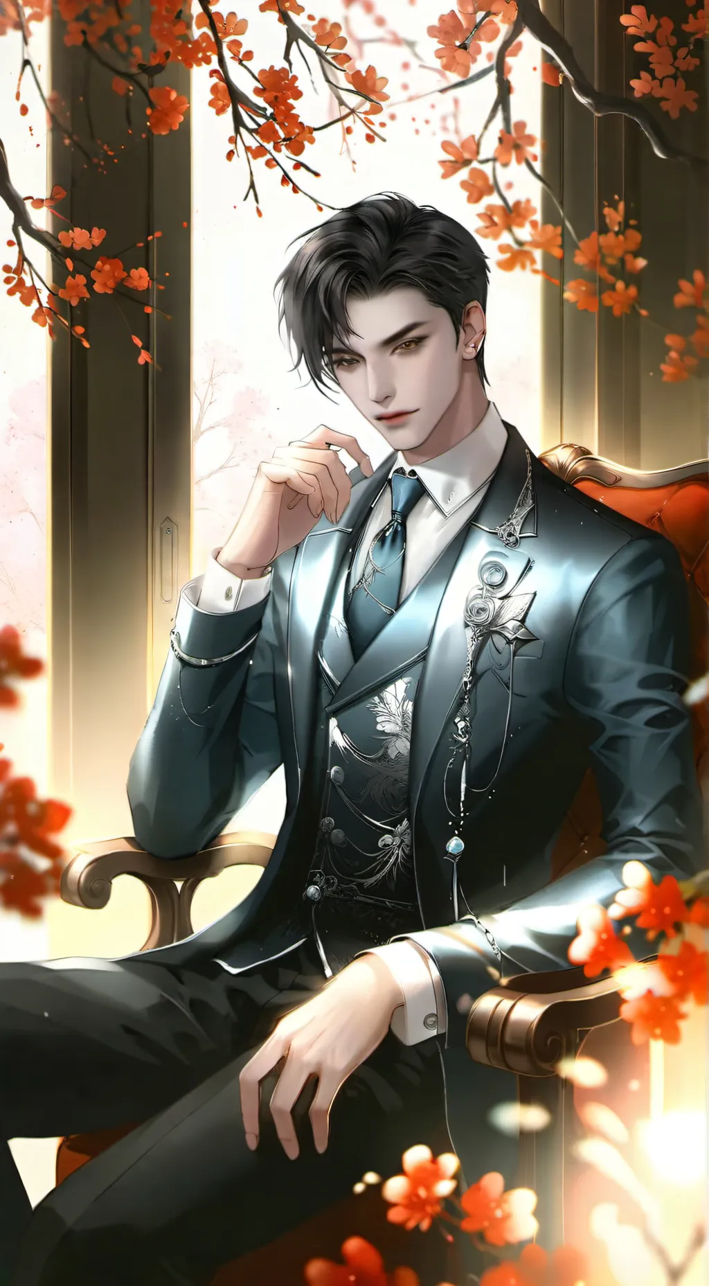 ai character: Carter Josan background