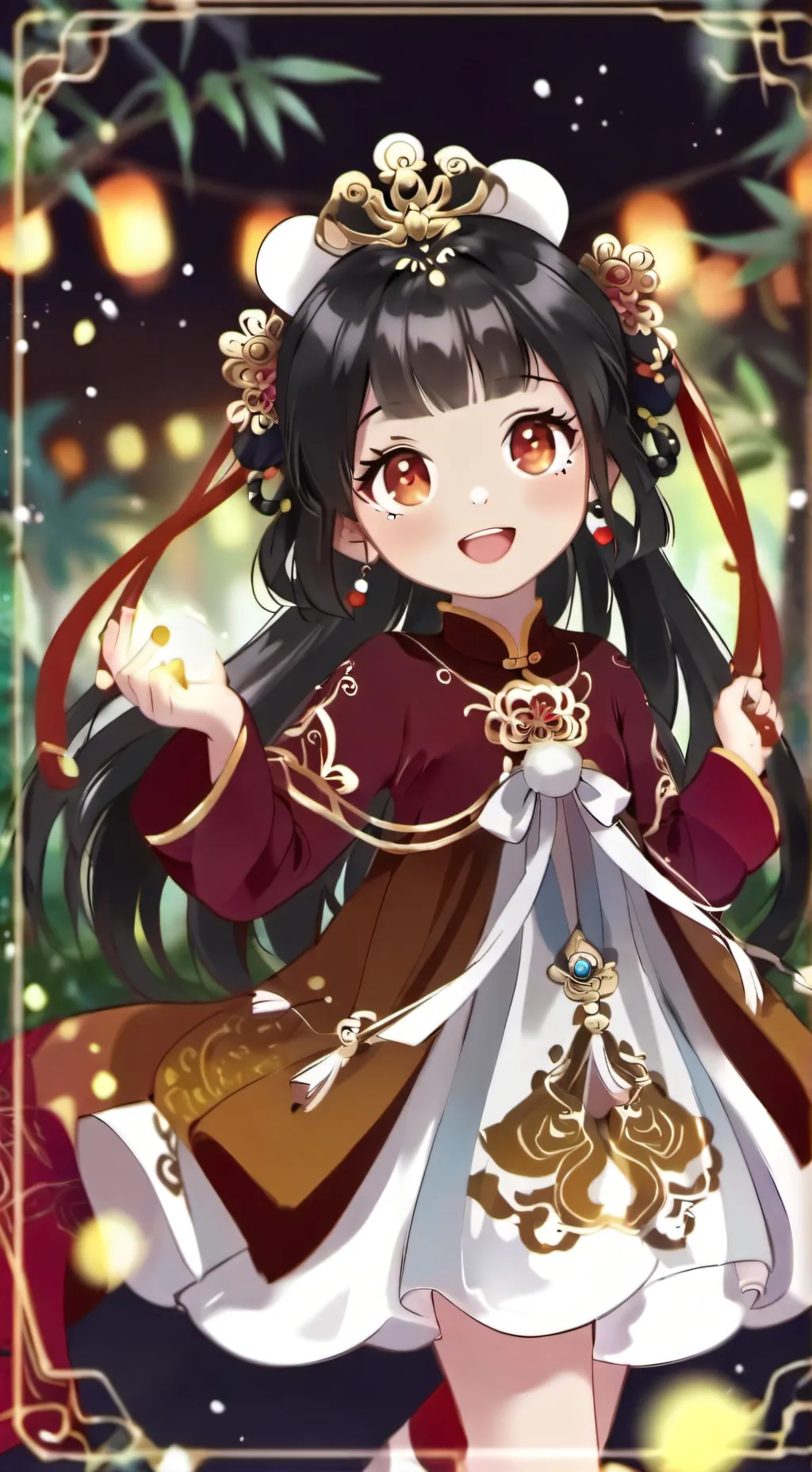 ai character: Rose background