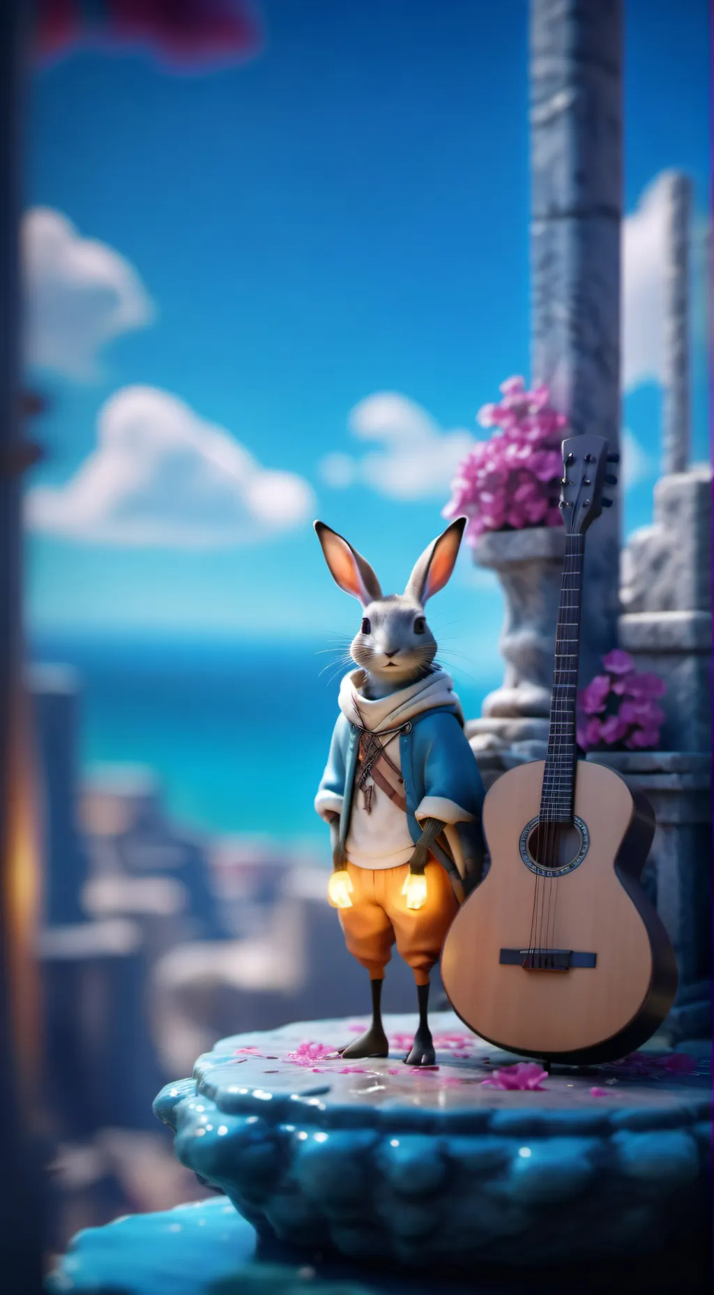 ai character: perro background