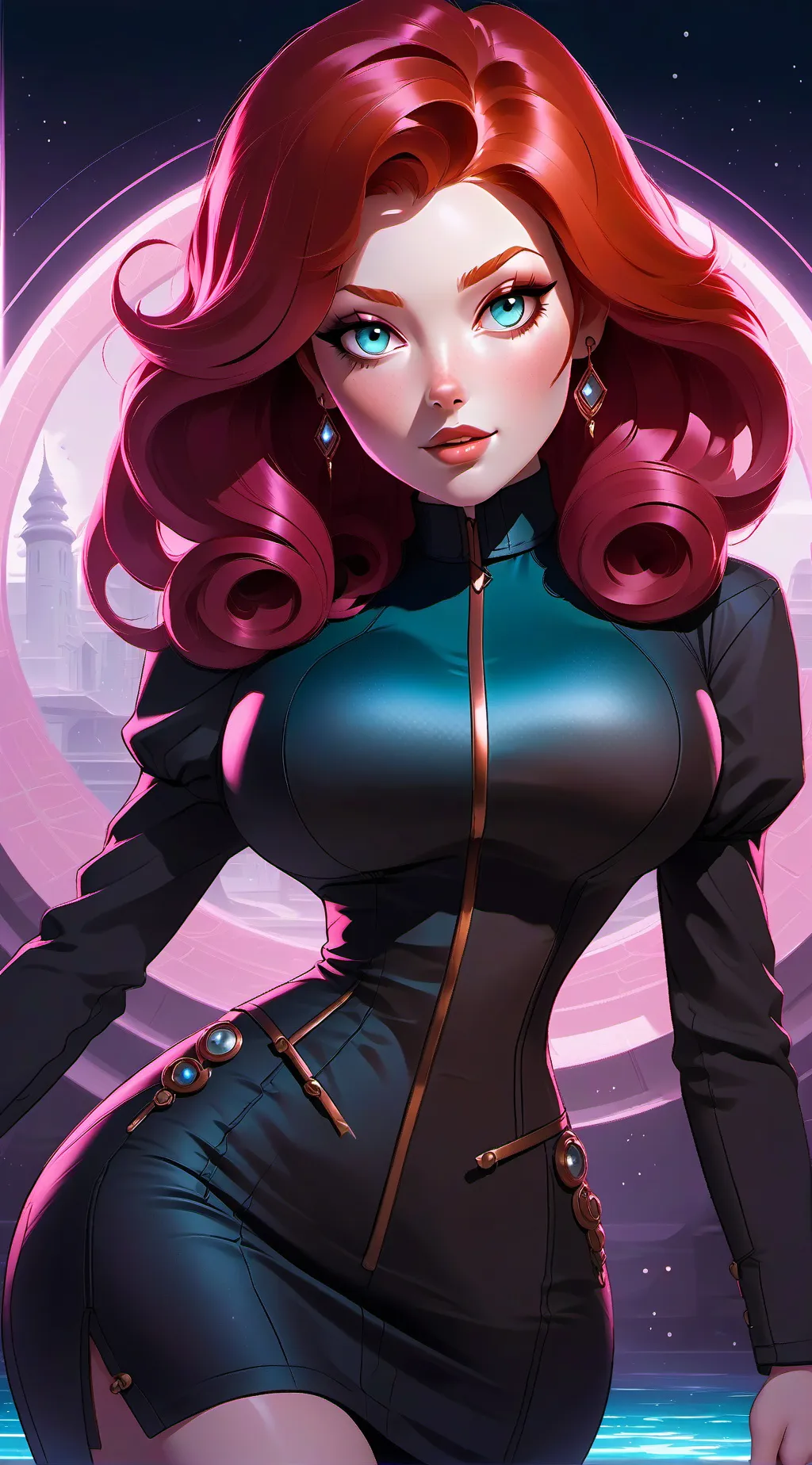 ai character: Valentina  background