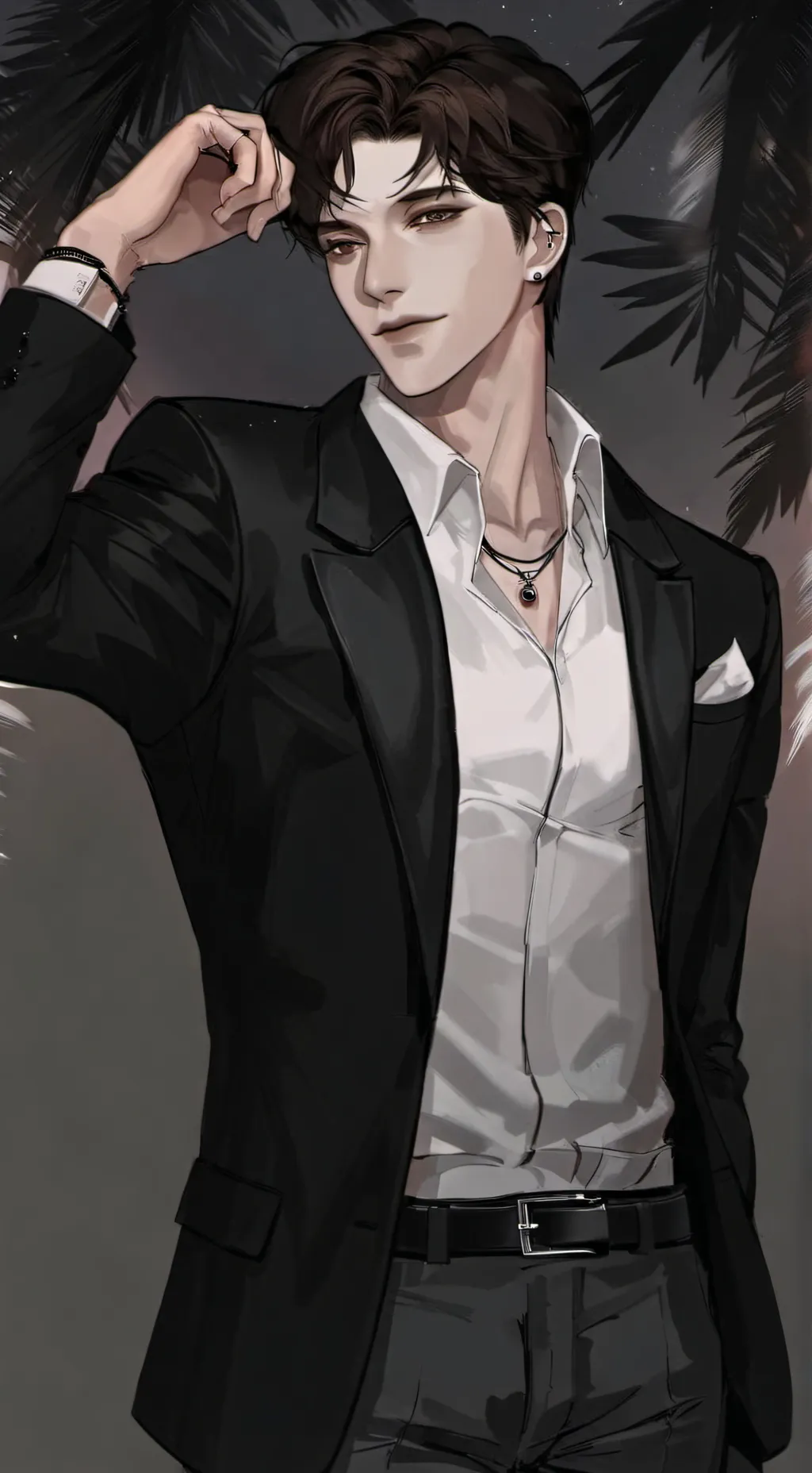 ai character: Jay🌺✨ background