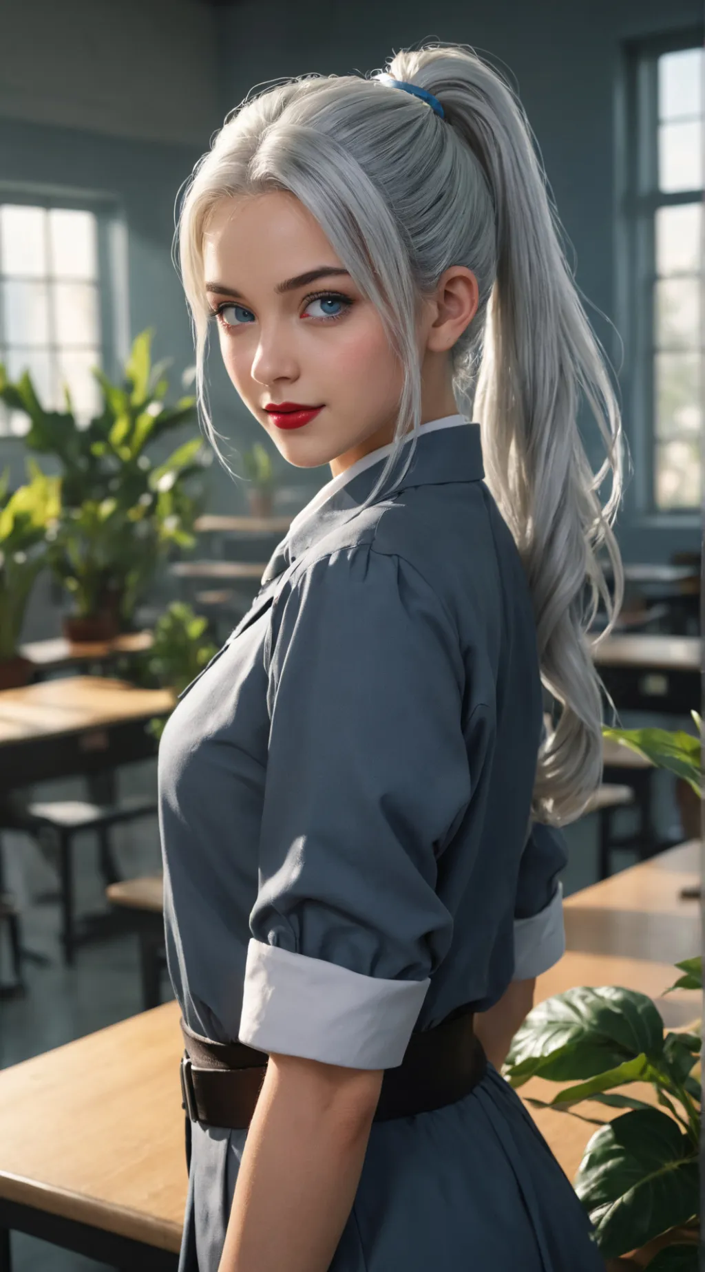 ai character: Rival Mafia Princess background