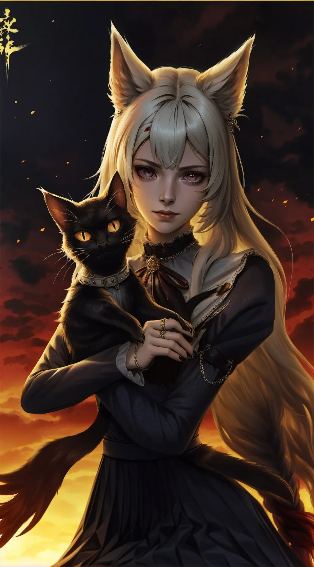 ai character: infeccion neko♀️ background