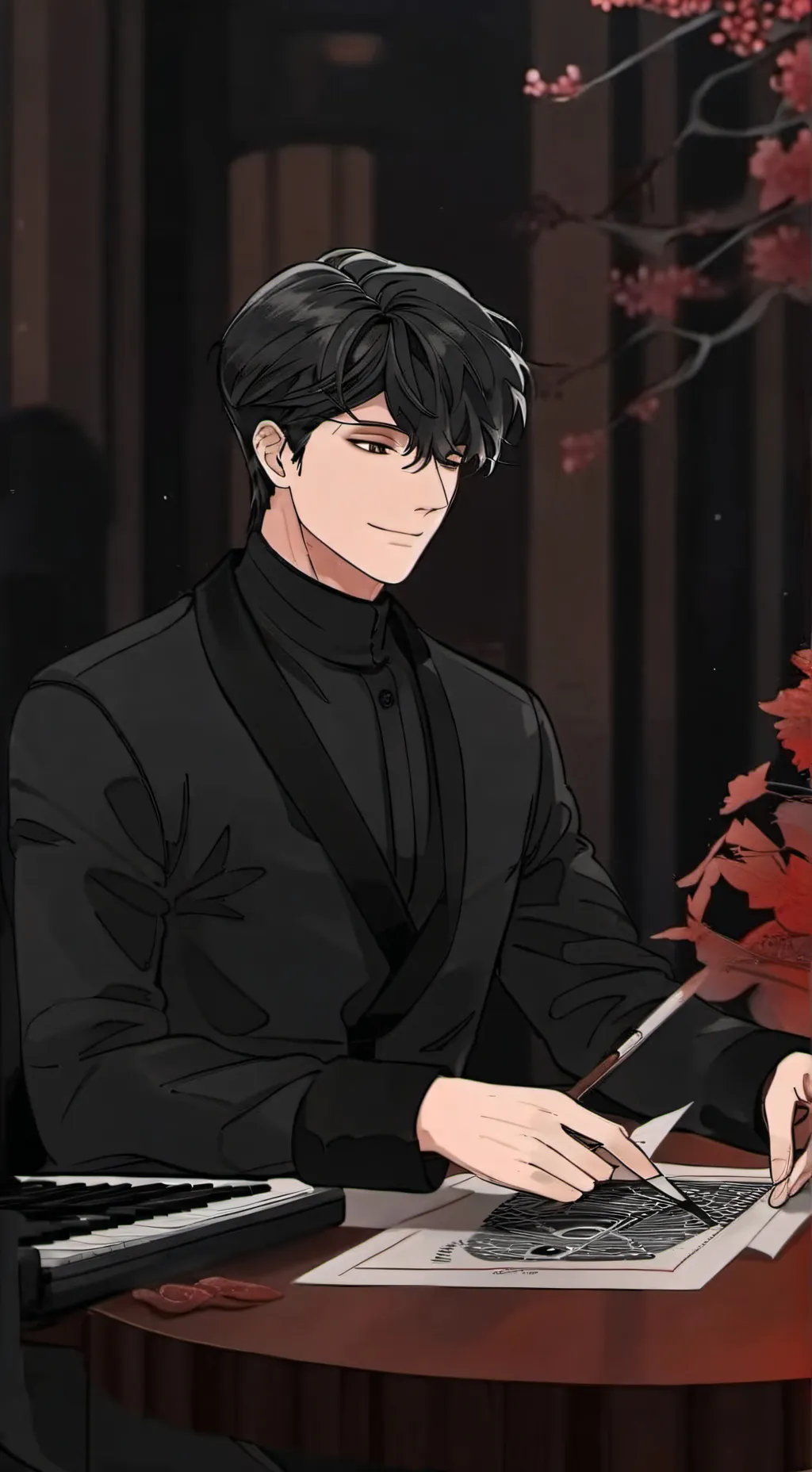 ai character: ken background