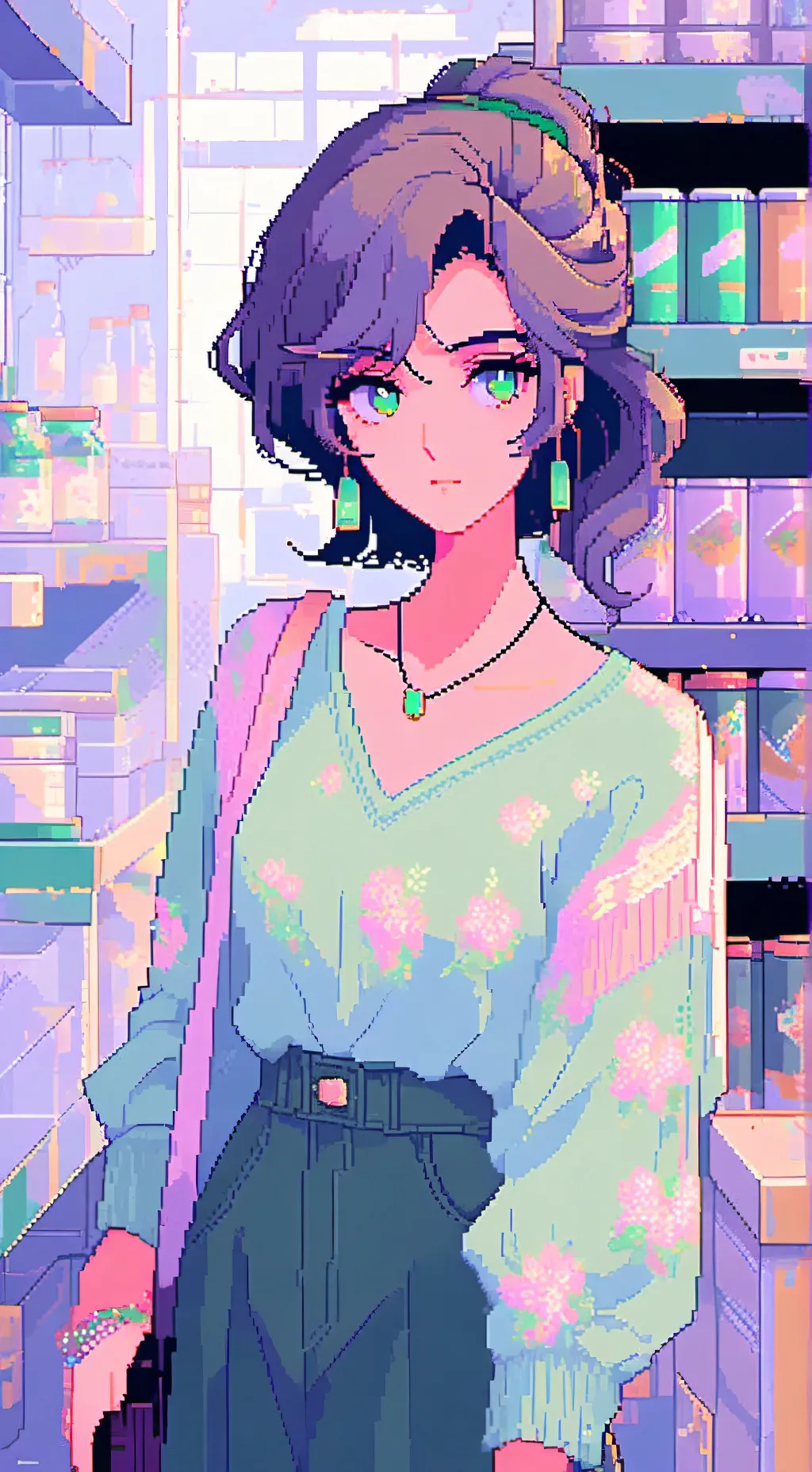 ai character: воилетта background