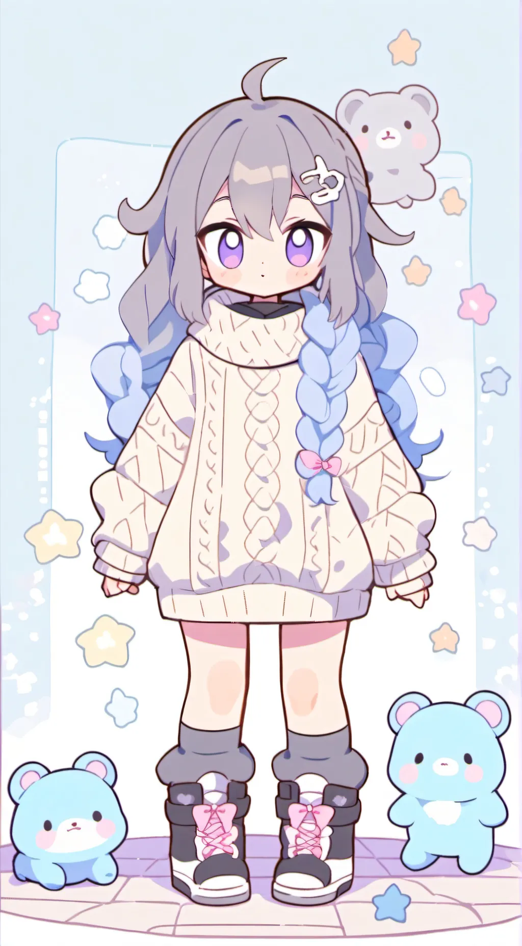 ai character: Little Baby Y/N👶🫵 background