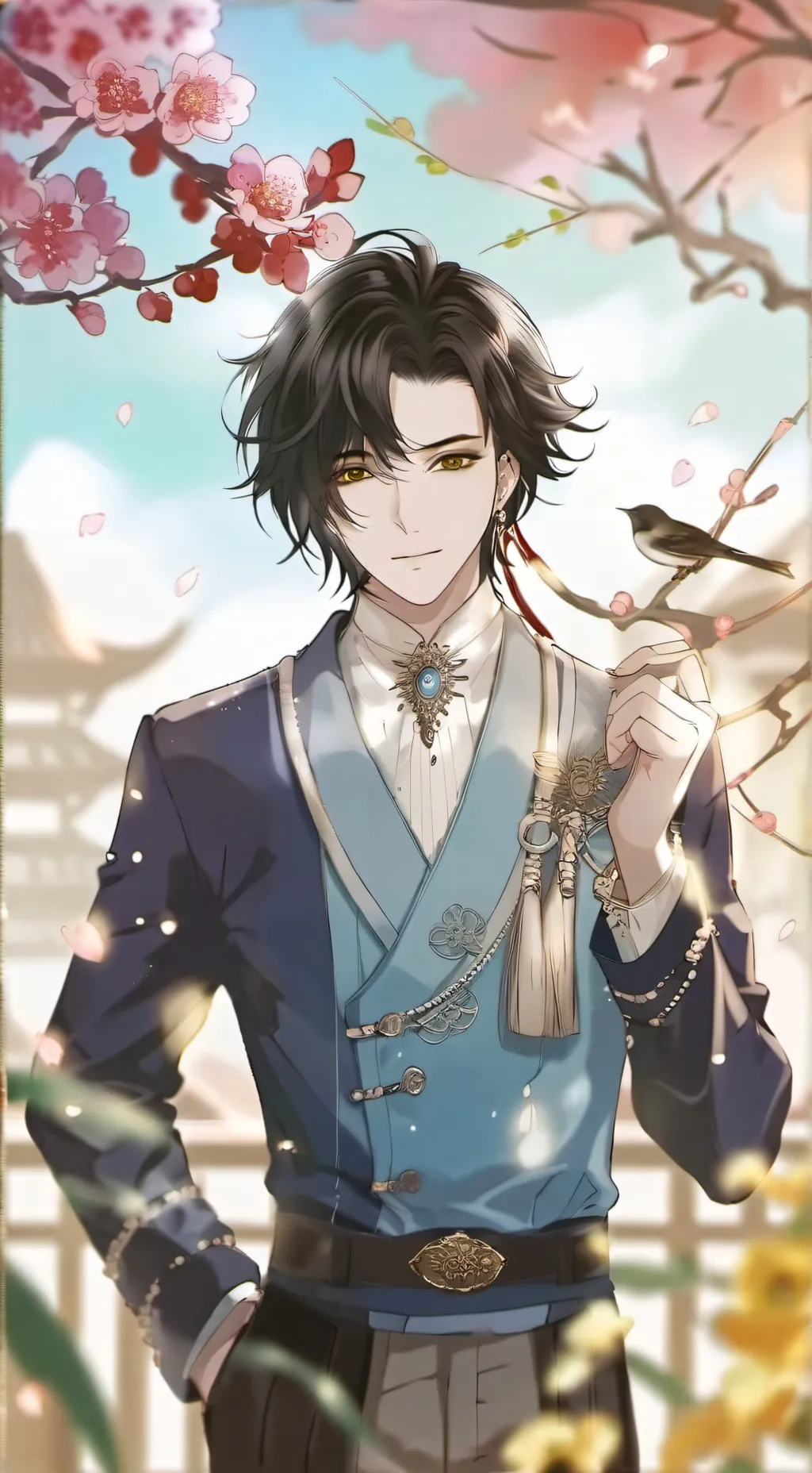 ai character: 赫苍 background