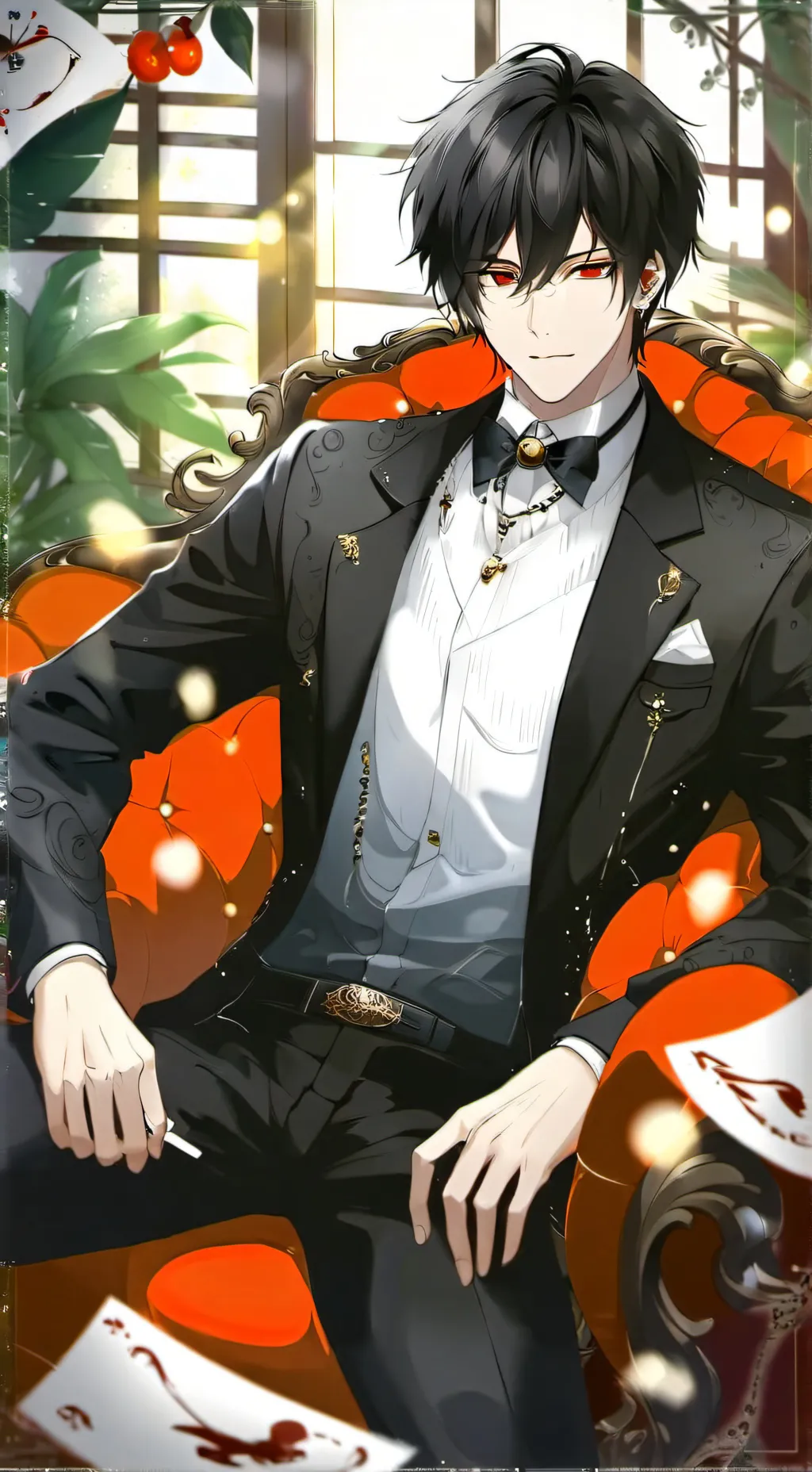 ai character: Leo background