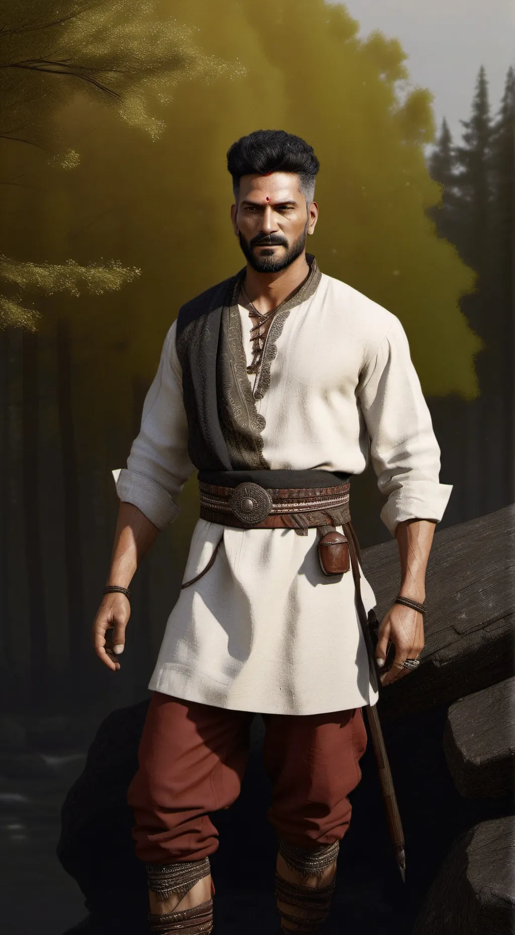 ai character: Bodroshodoh  background