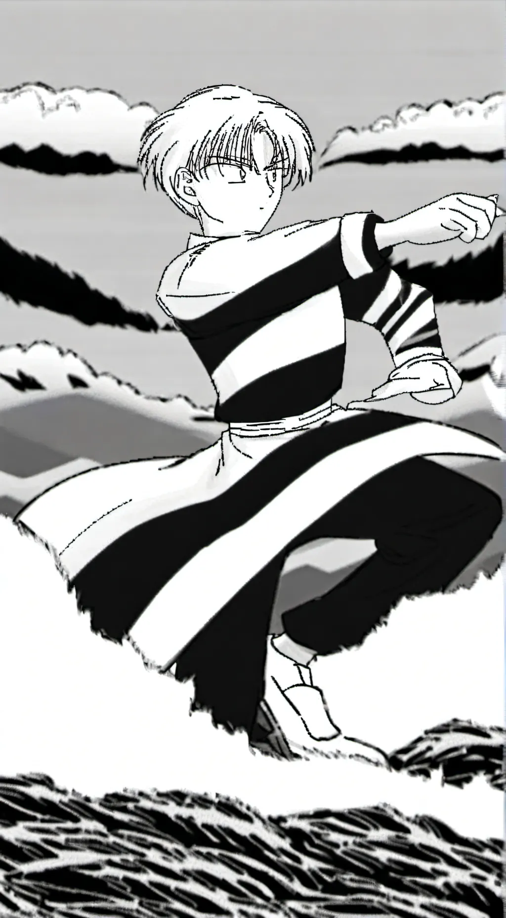 ai character: TrunksxMai(español background