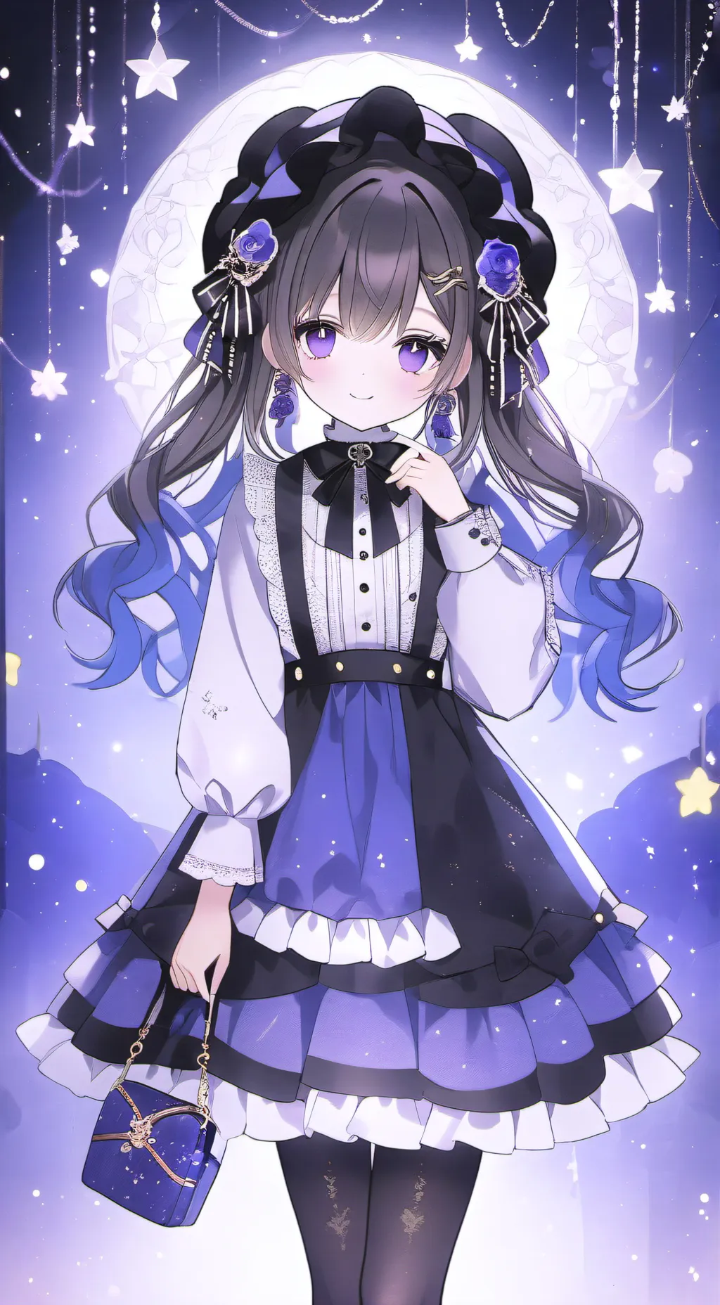 ai character: Little baby sister background