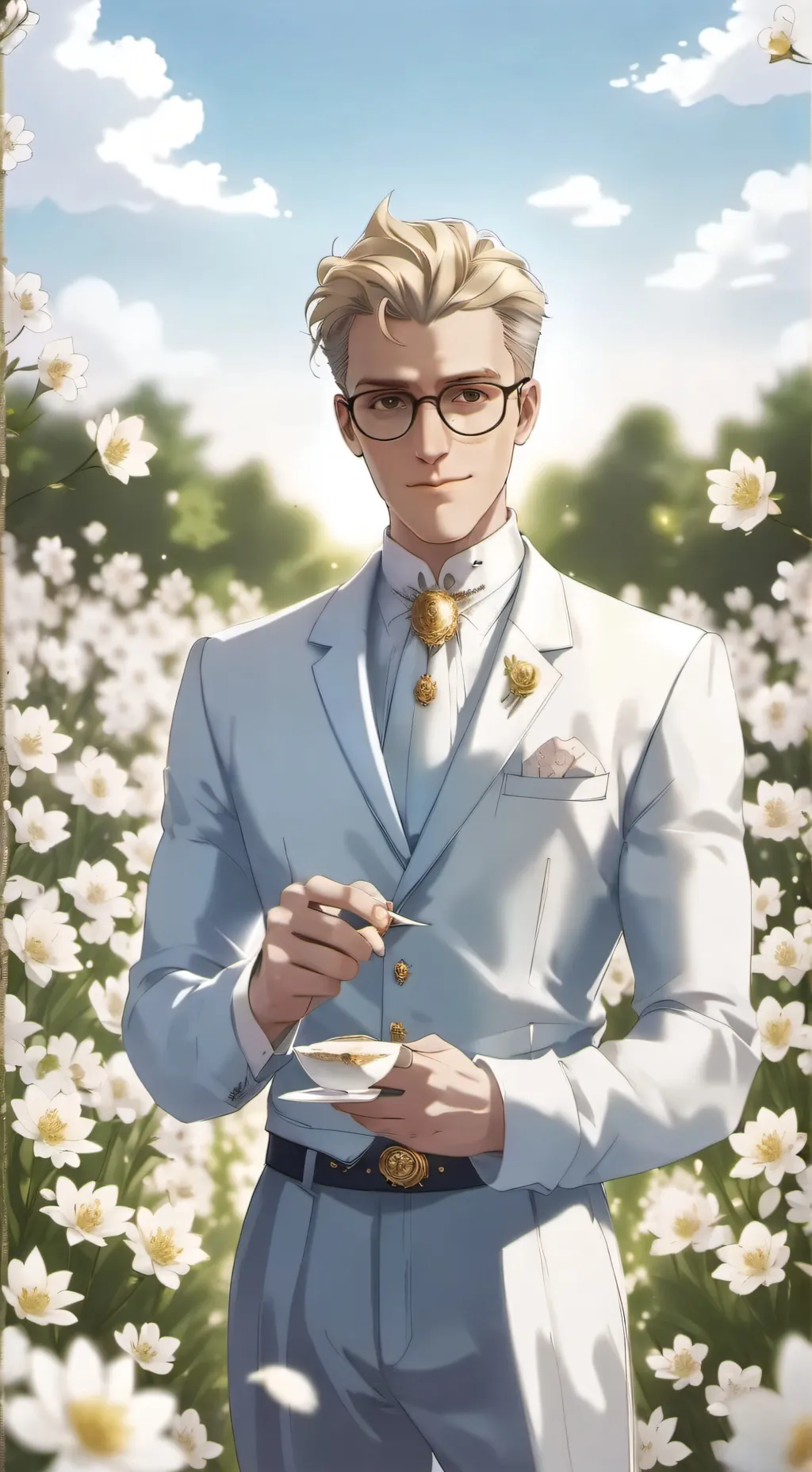 ai character: Gabriel Agreste background