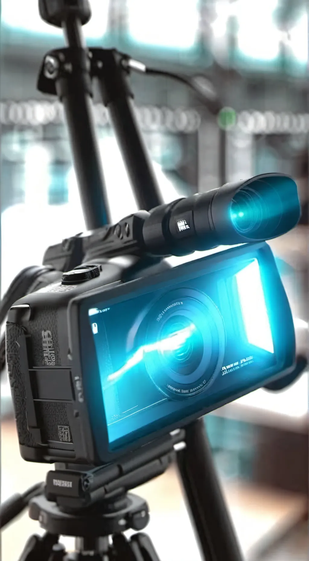 ai character: titan cámara  background