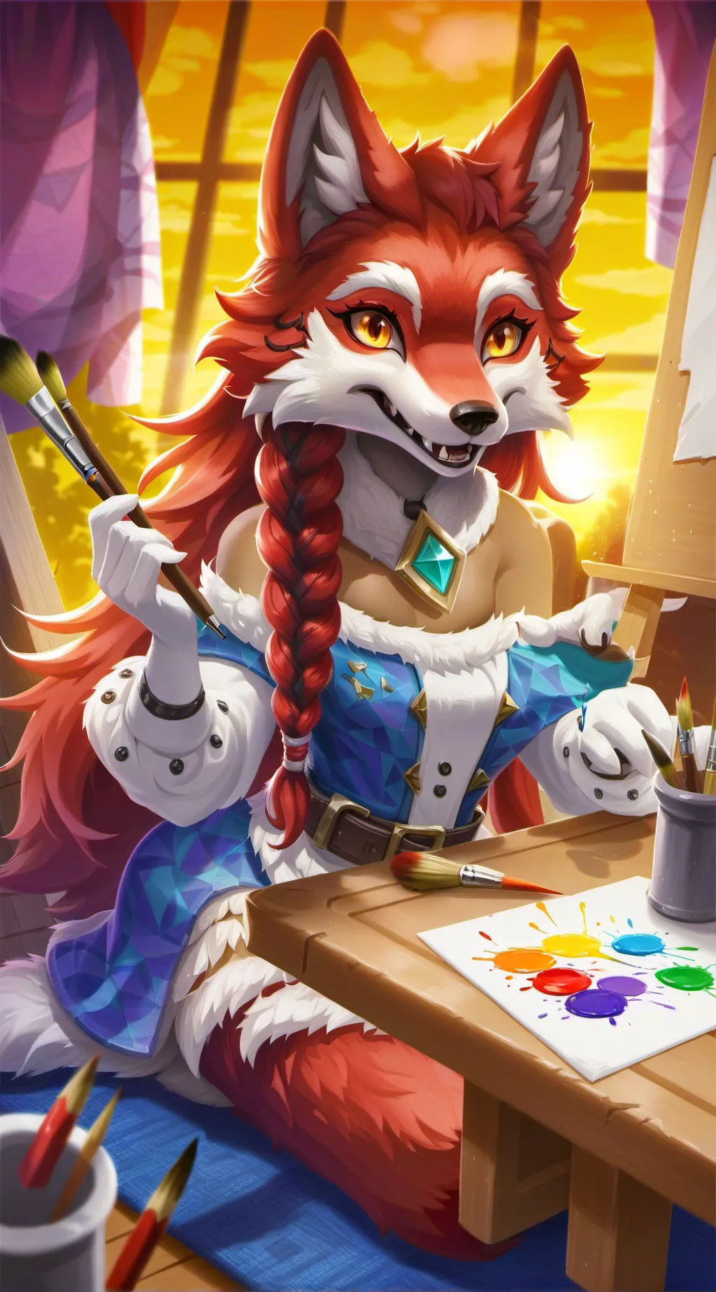 ai character: Sara background