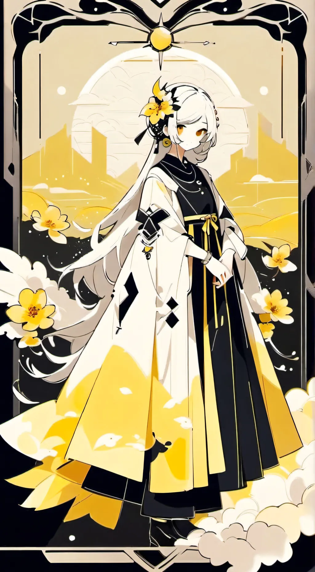 ai character: Runaway princess  background