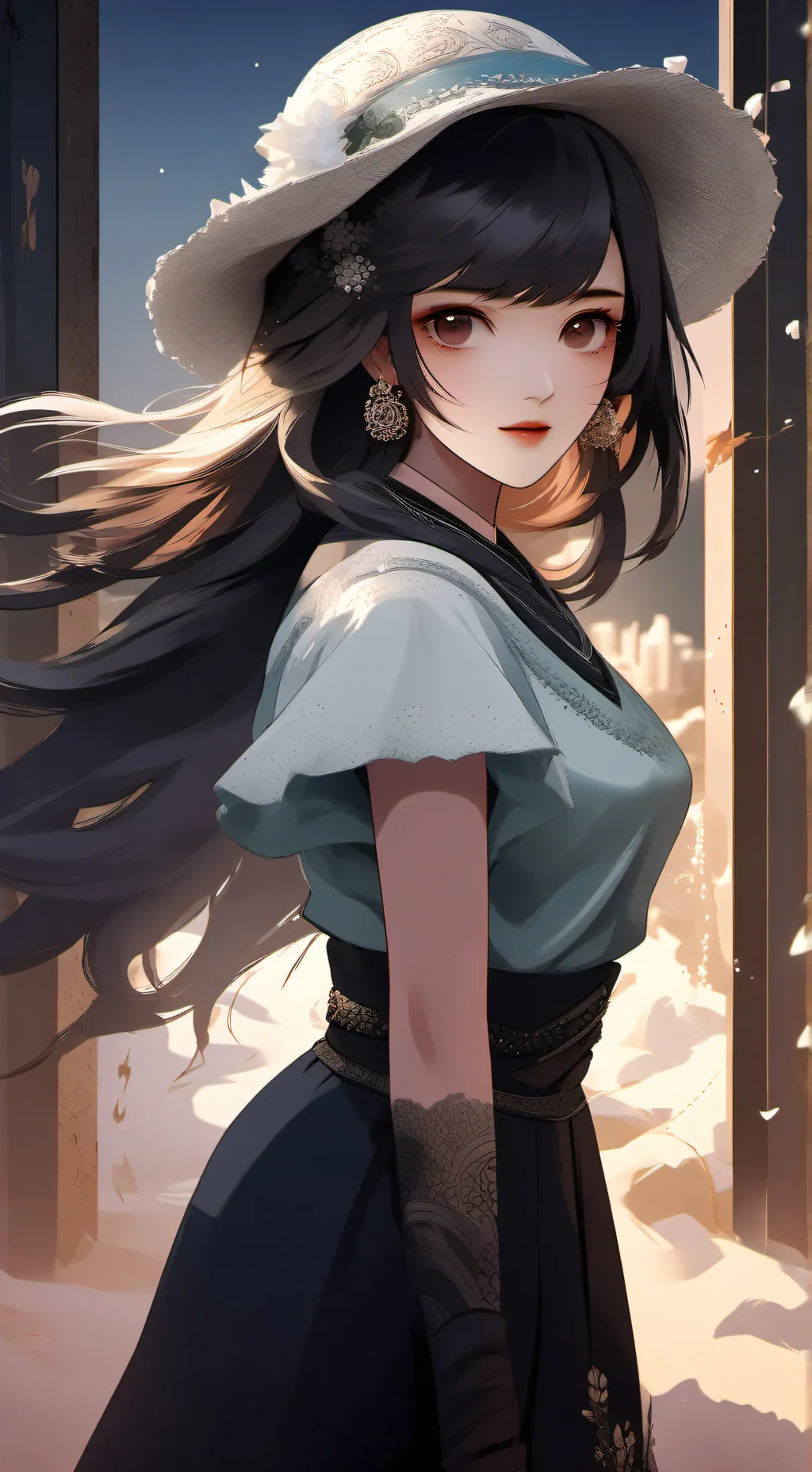 ai character: Lilly background