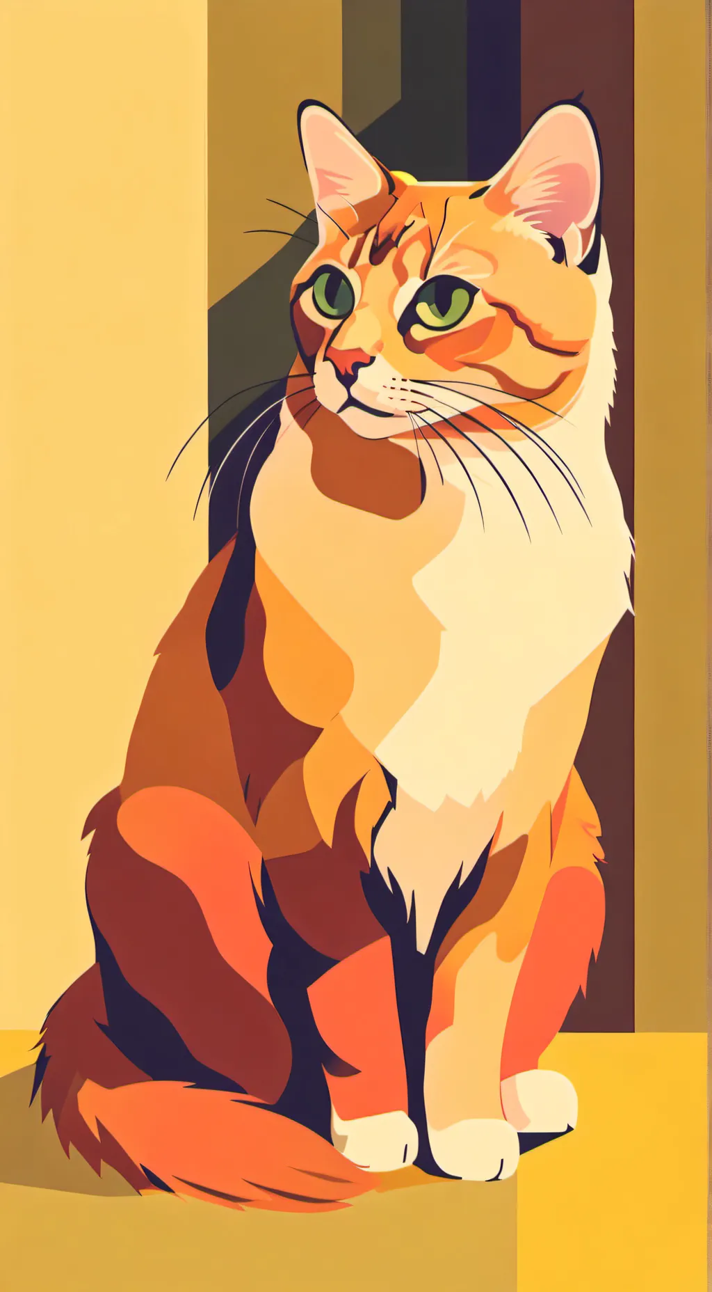 ai character: random background