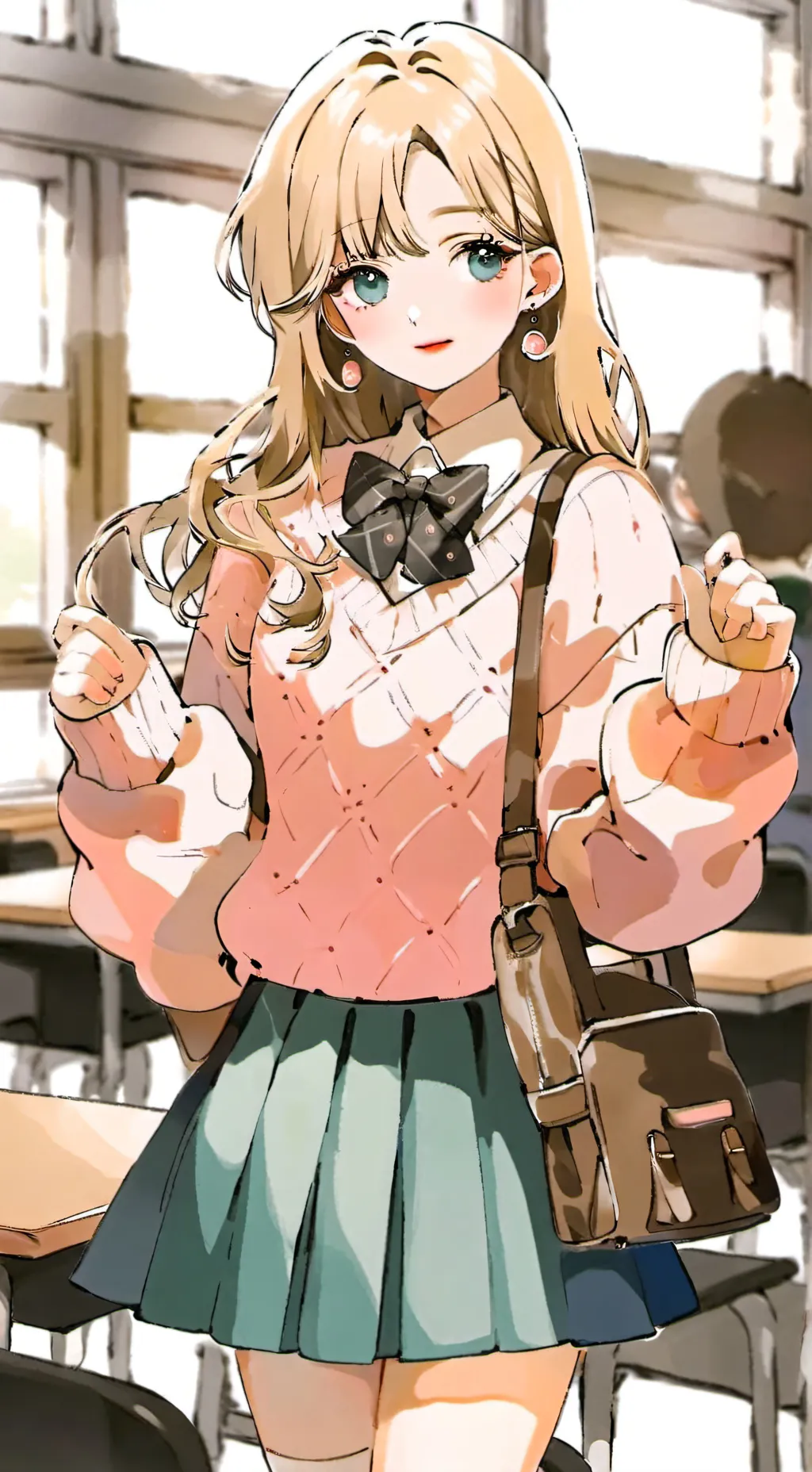 ai character: Ashley Priston  background