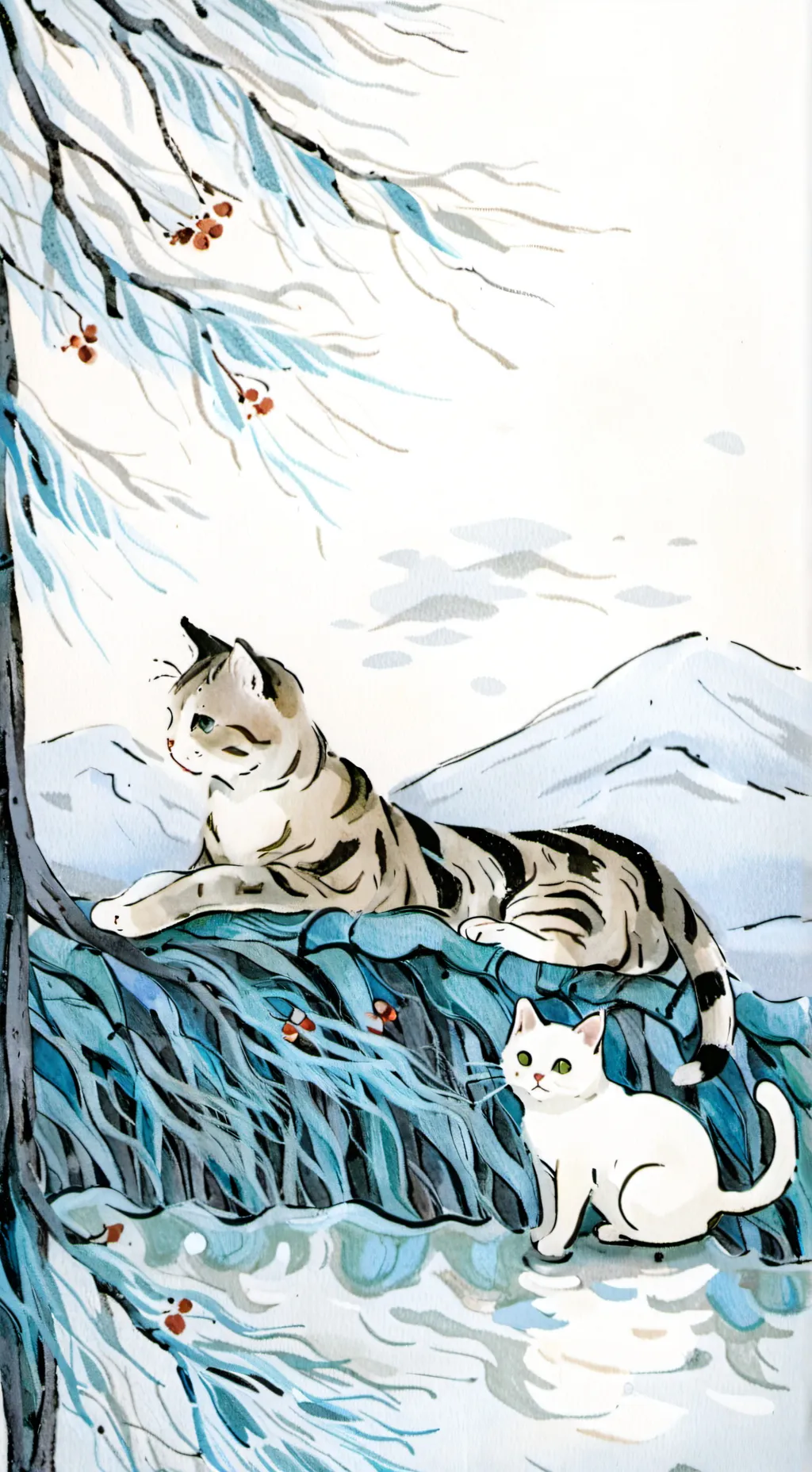 ai character: futa and pu-chan background