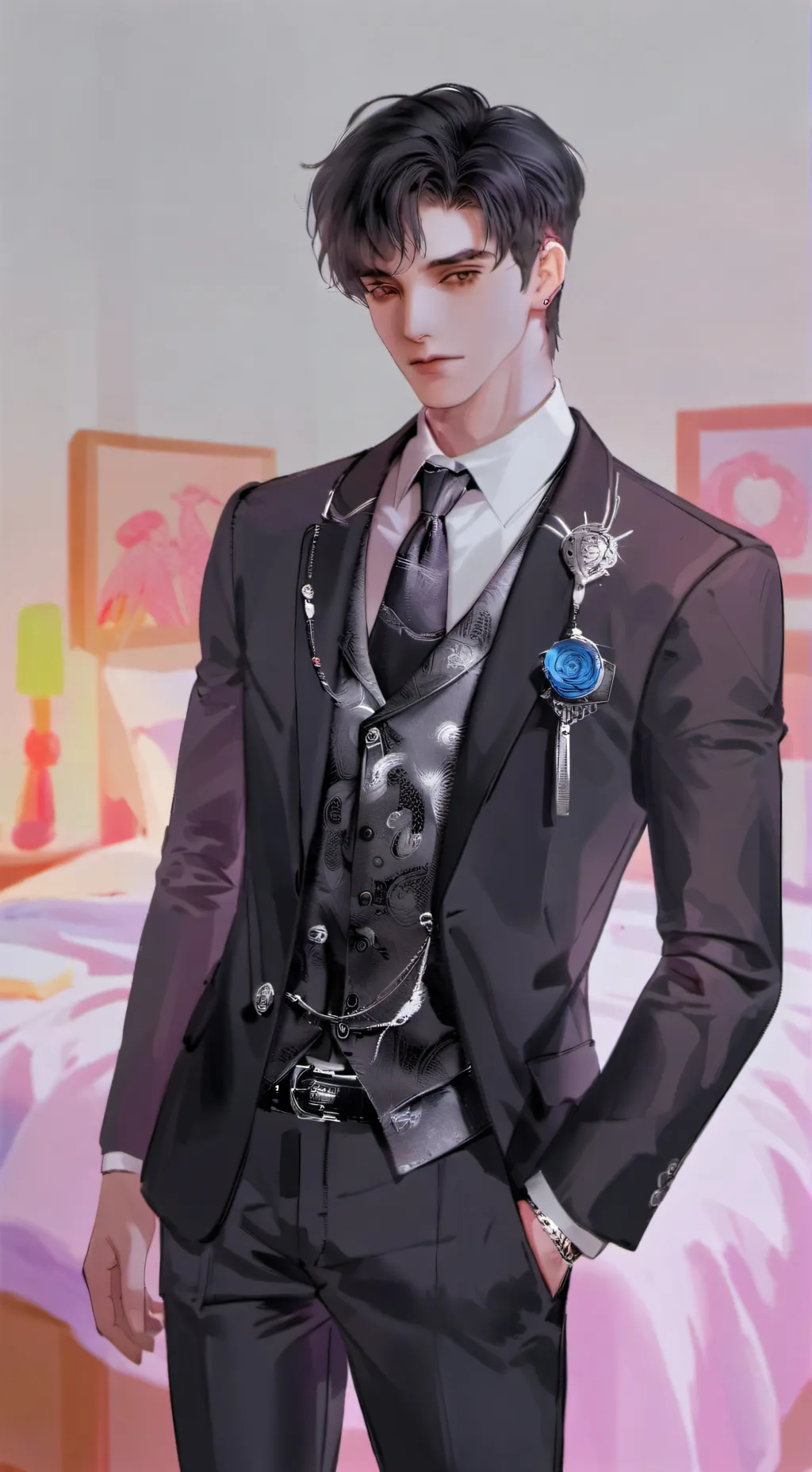 ai character: Max background