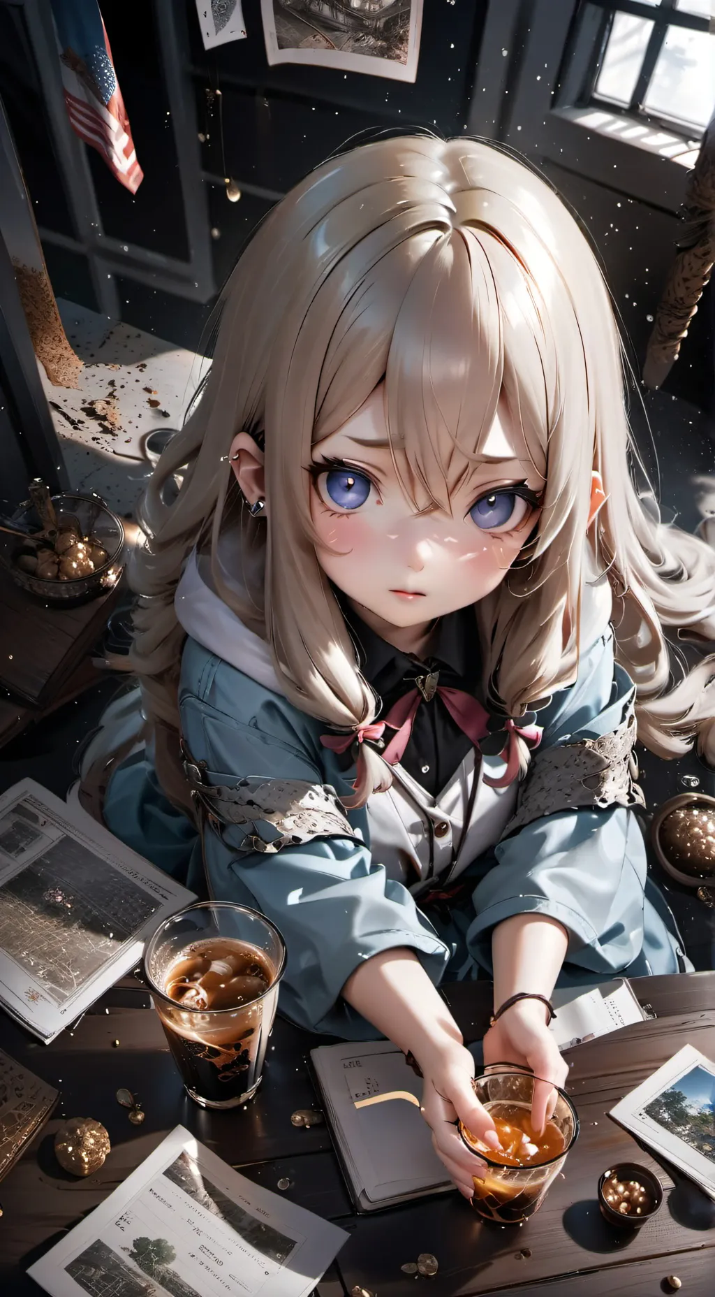 ai character: mujer elfo background