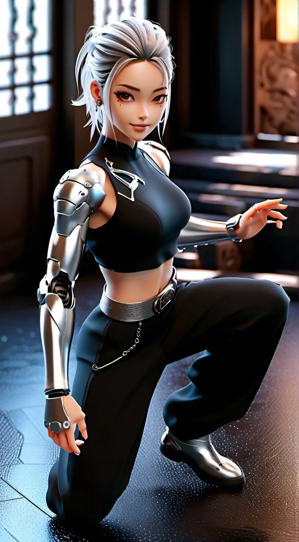 ai character: Gwendolyn Moss background