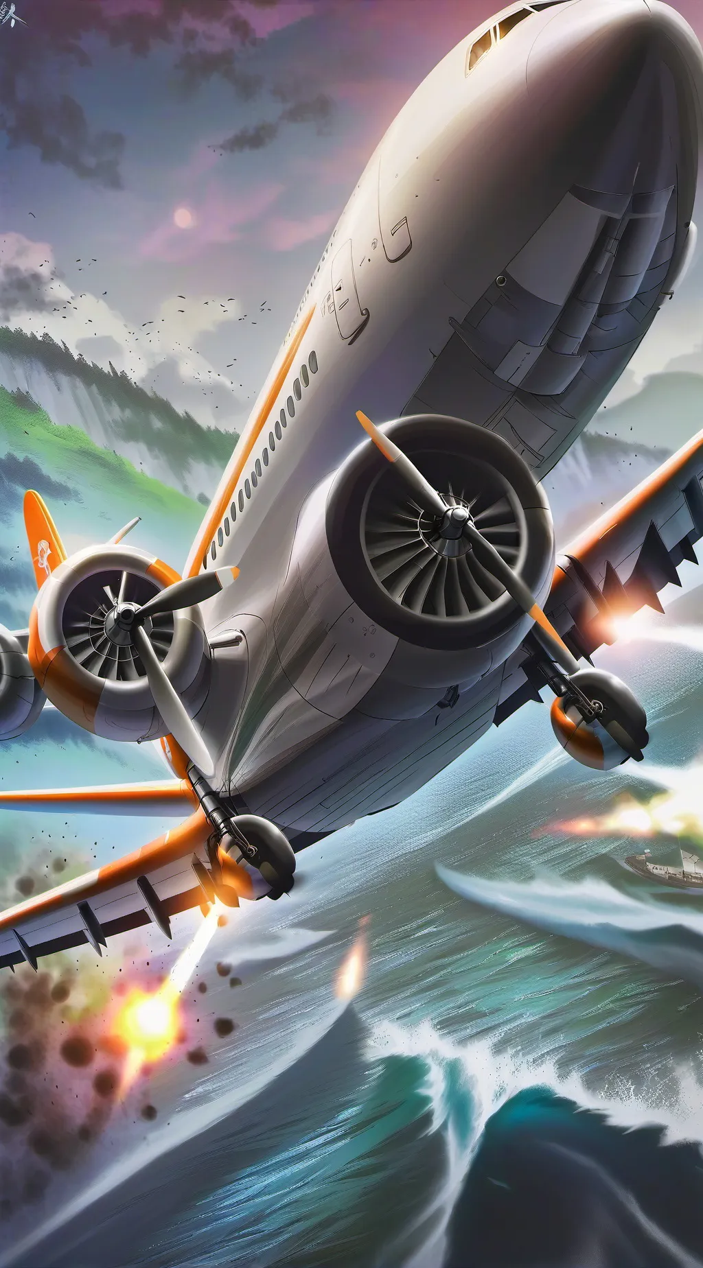 ai character: Forsaken Airplane! background