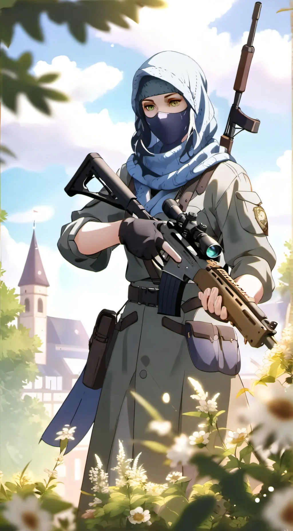 ai character: Farah Kareem. background