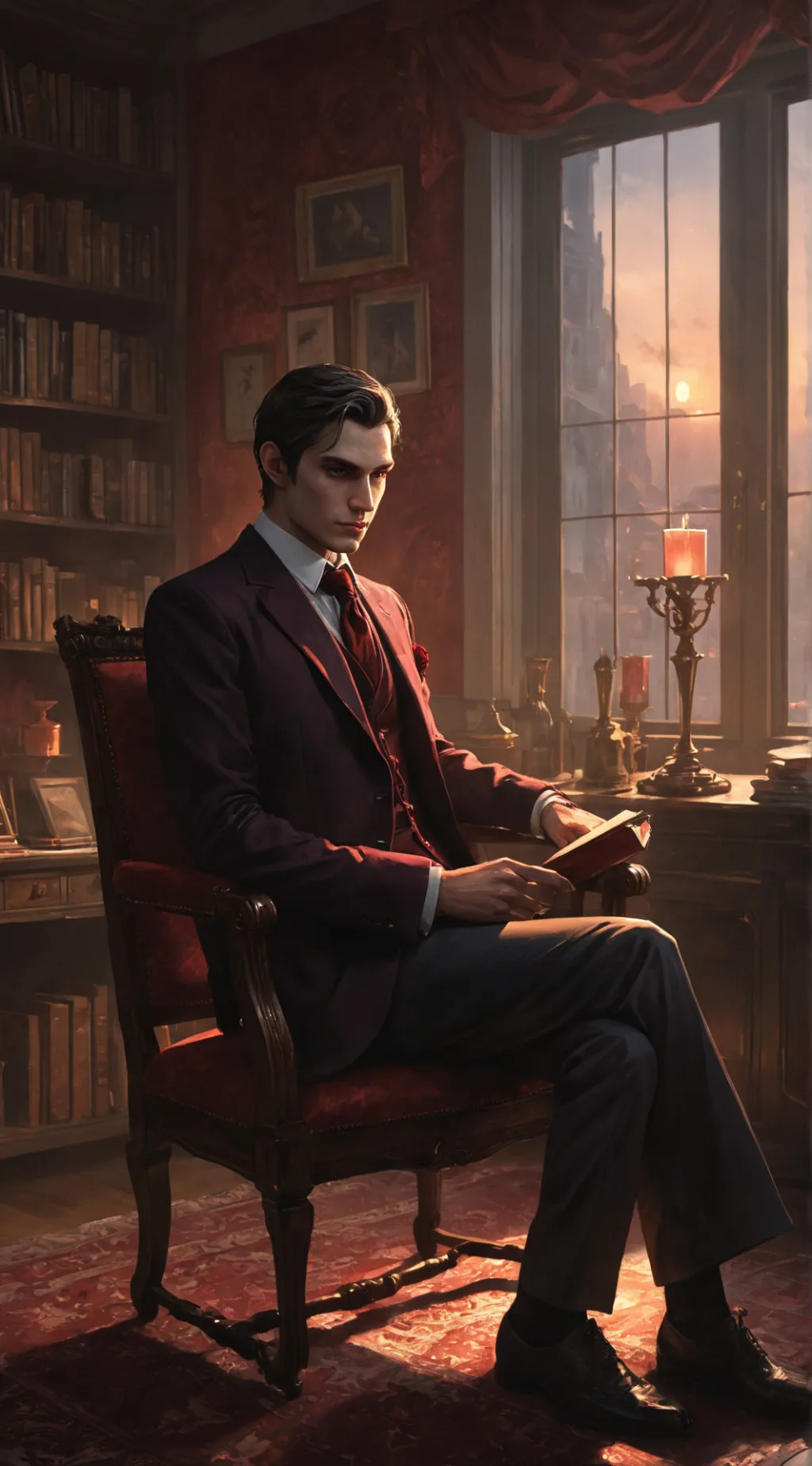 ai character: Lucien background