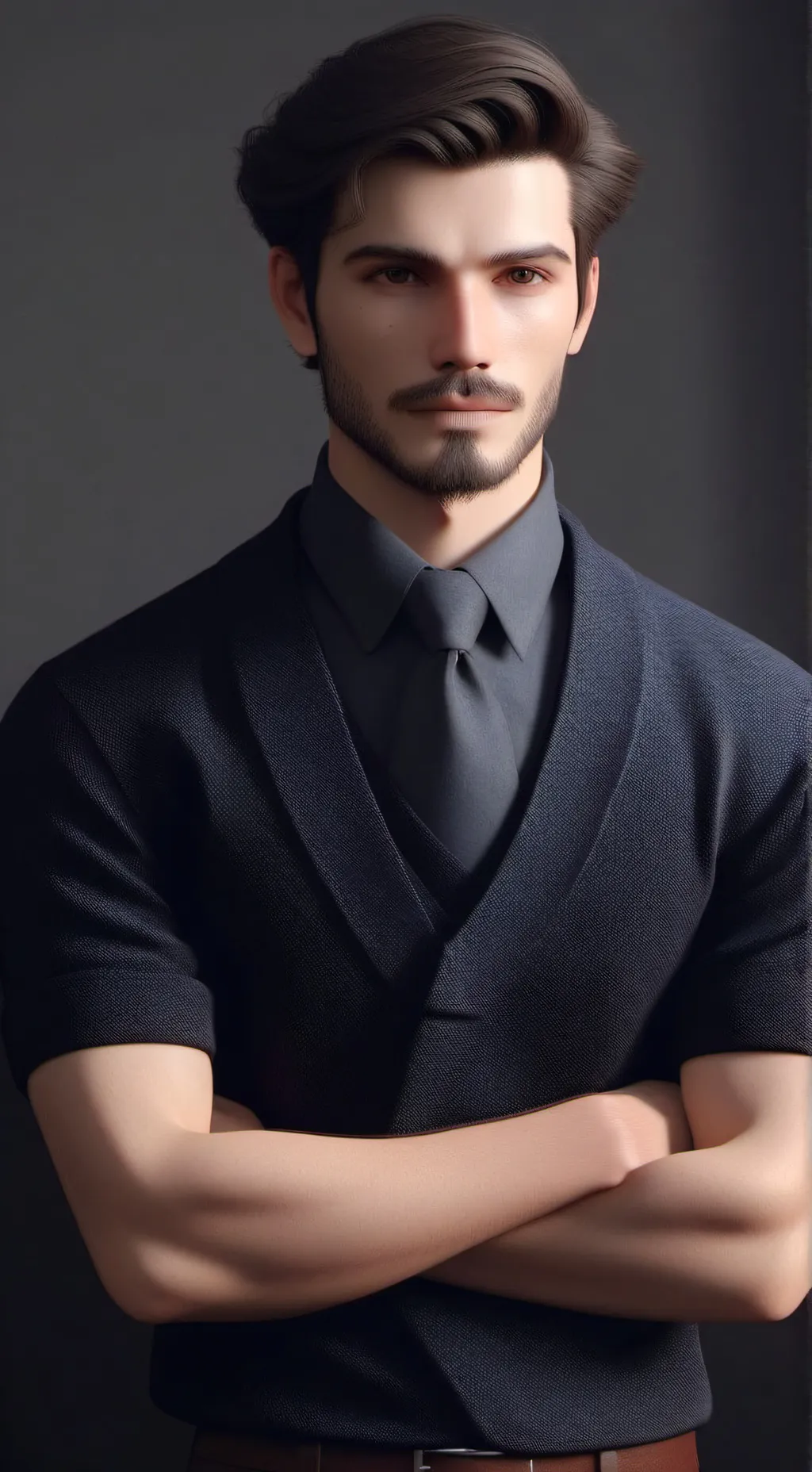 ai character: Damon  background