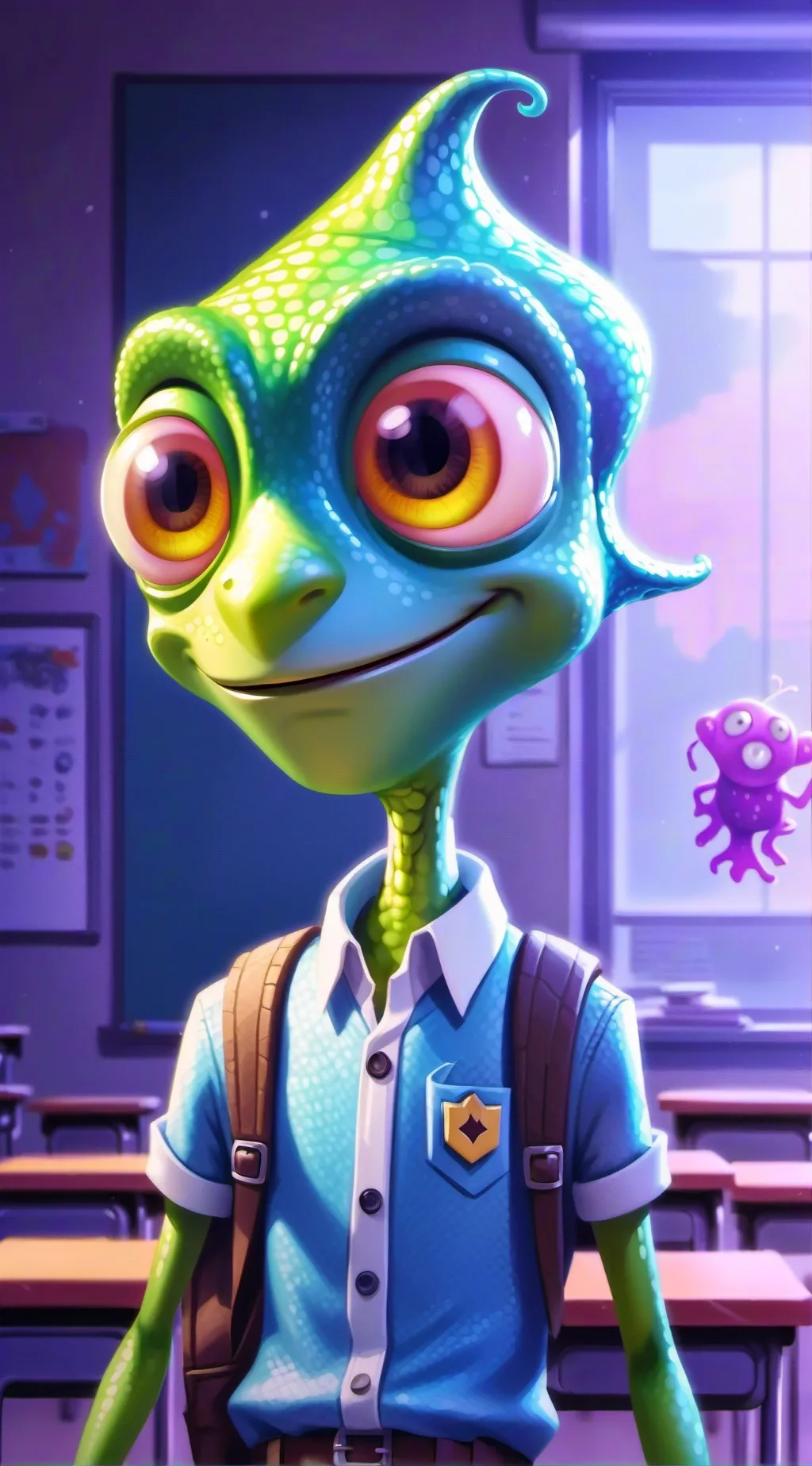 ai character: Blorp background